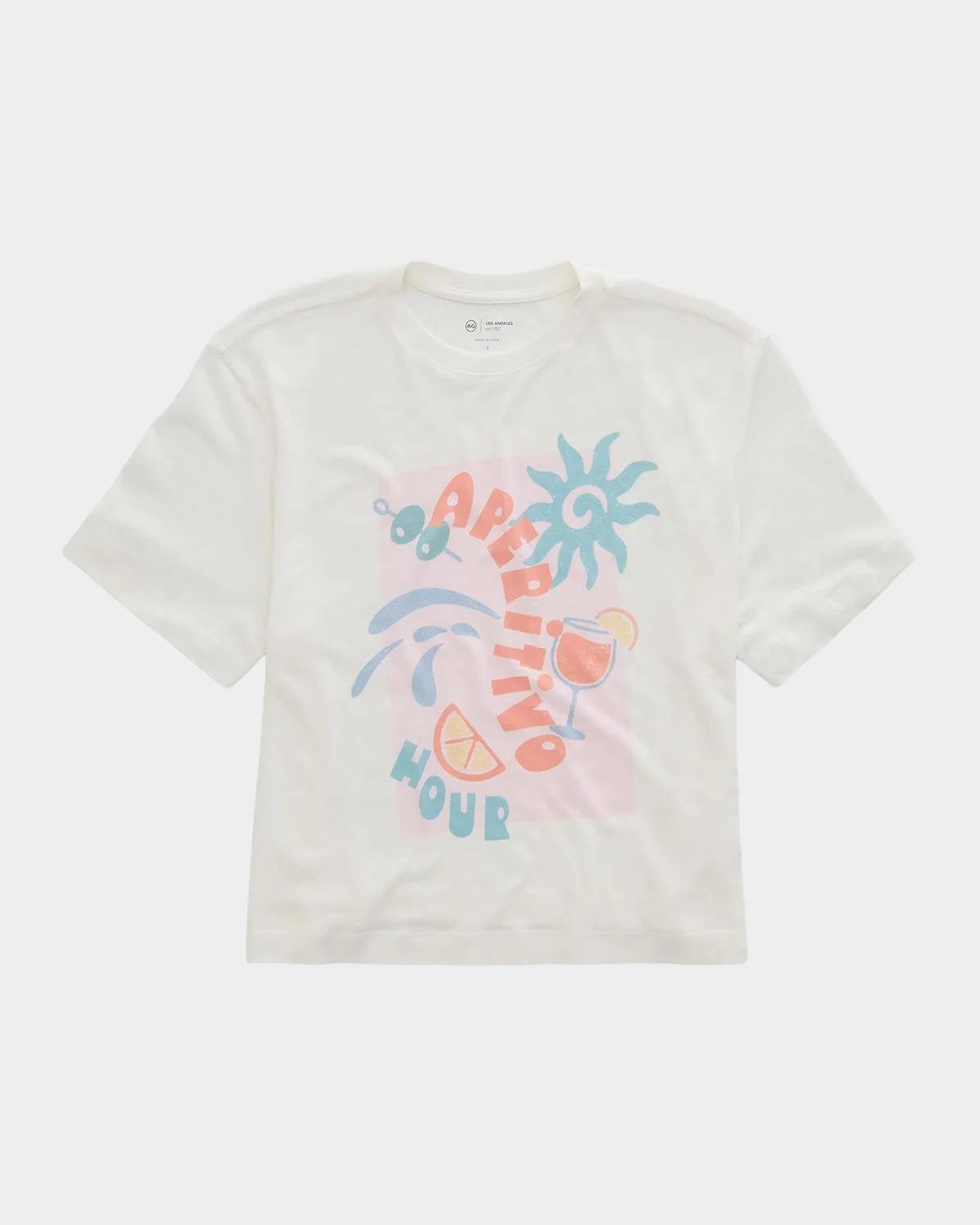 AG Jeans Relaxed Short-Sleeve Tee
