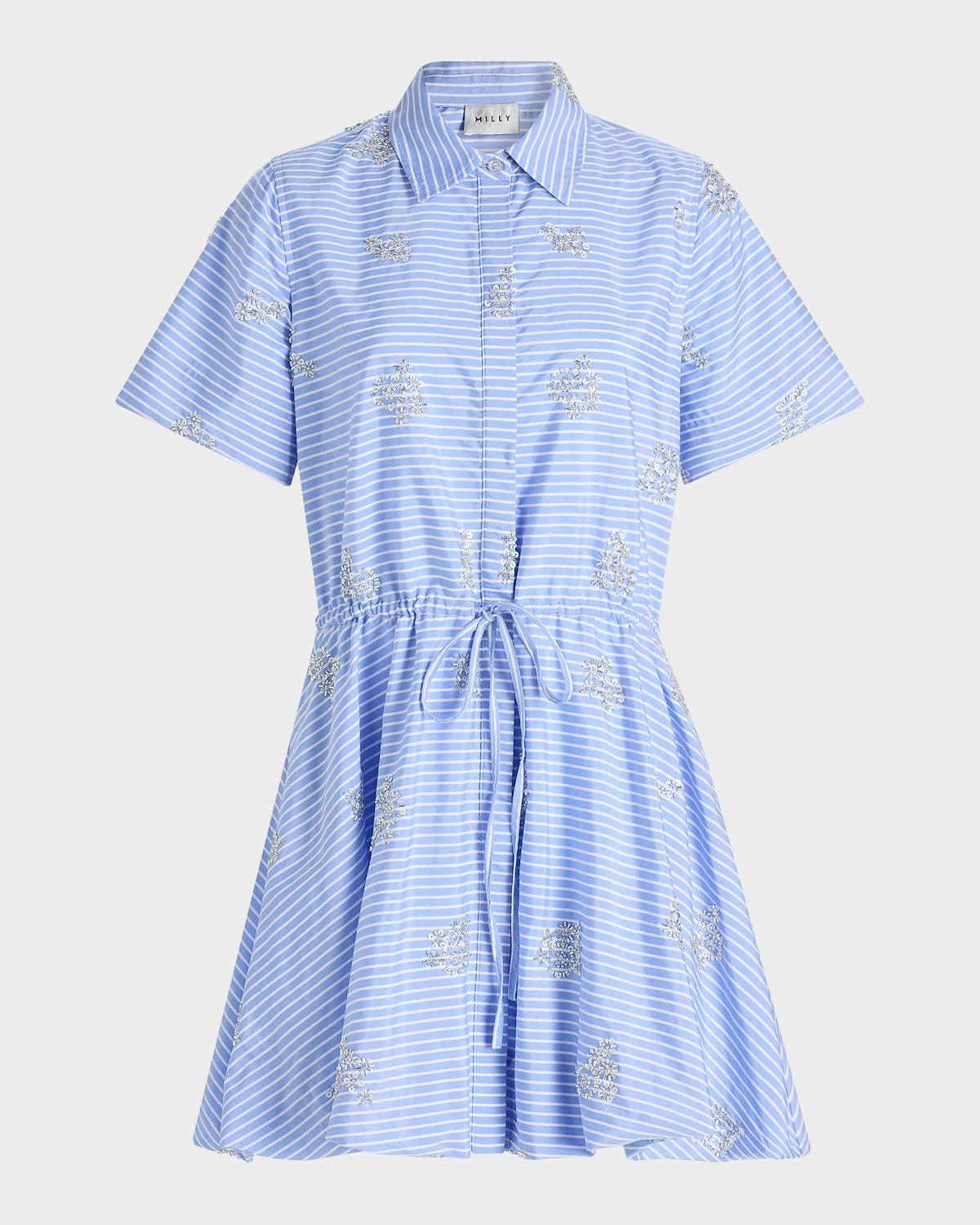 Milly Willa Beaded Mini Dress