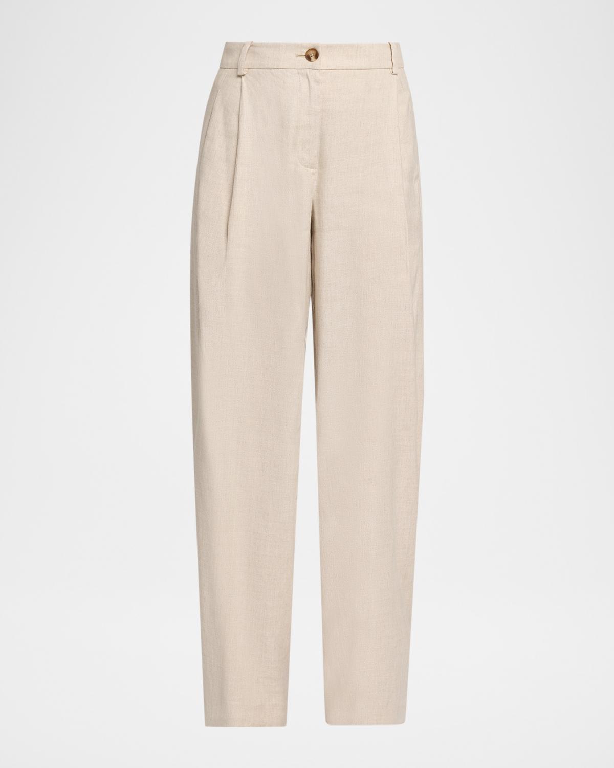 Toccin Elowen Pleated Pants with Ankle Ties