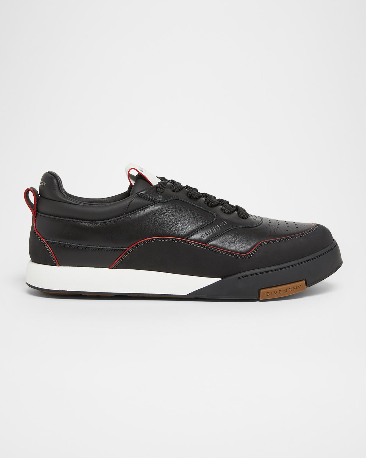Givenchy Men's Yard Court Leather Low-Top Sneakers