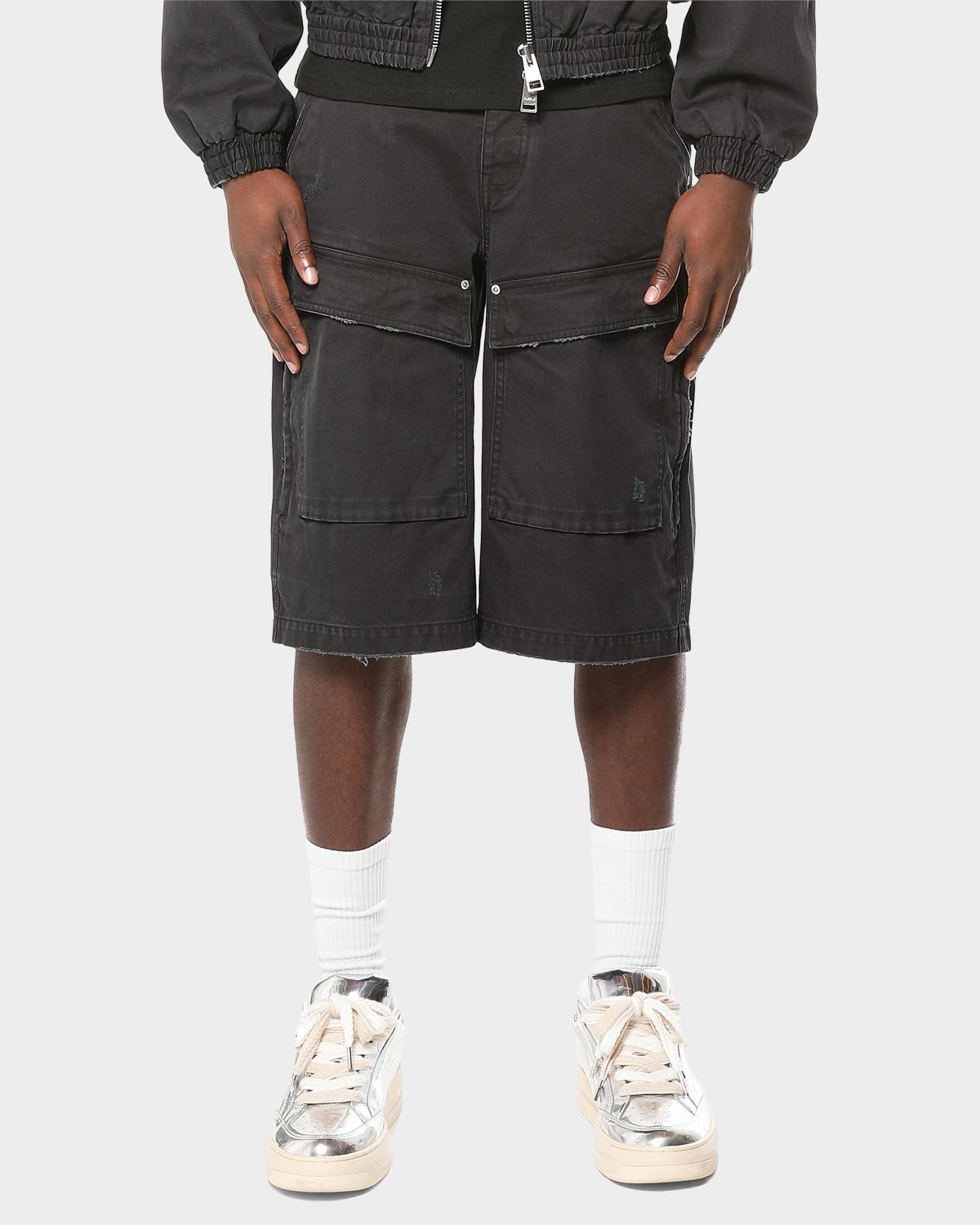 PURPLE Men's Big Cargo Shorts
