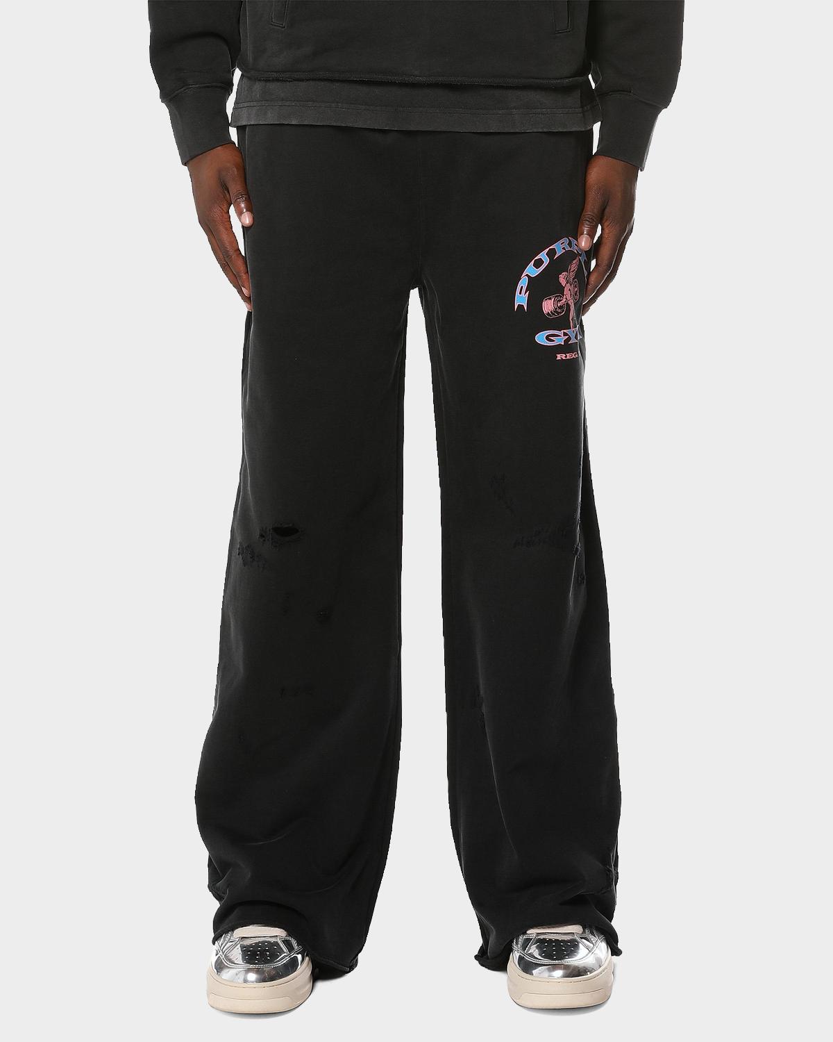 PURPLE Men's Cotton Wide-Leg Sweatpants