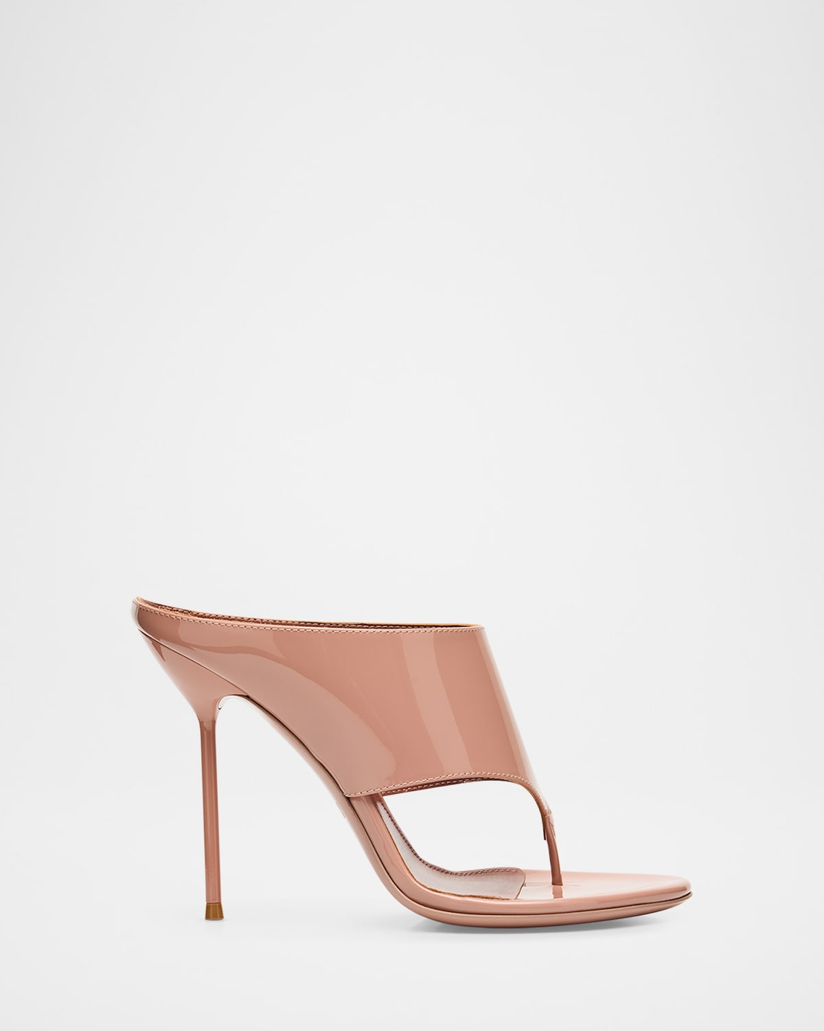Paris Texas Lidia Patent Leather Stiletto Thong Mule Sandals | Thumbnail 2 Paris Texas Lidia Patent Leather Stiletto Thong Mule Sandals | Thumbnail 2