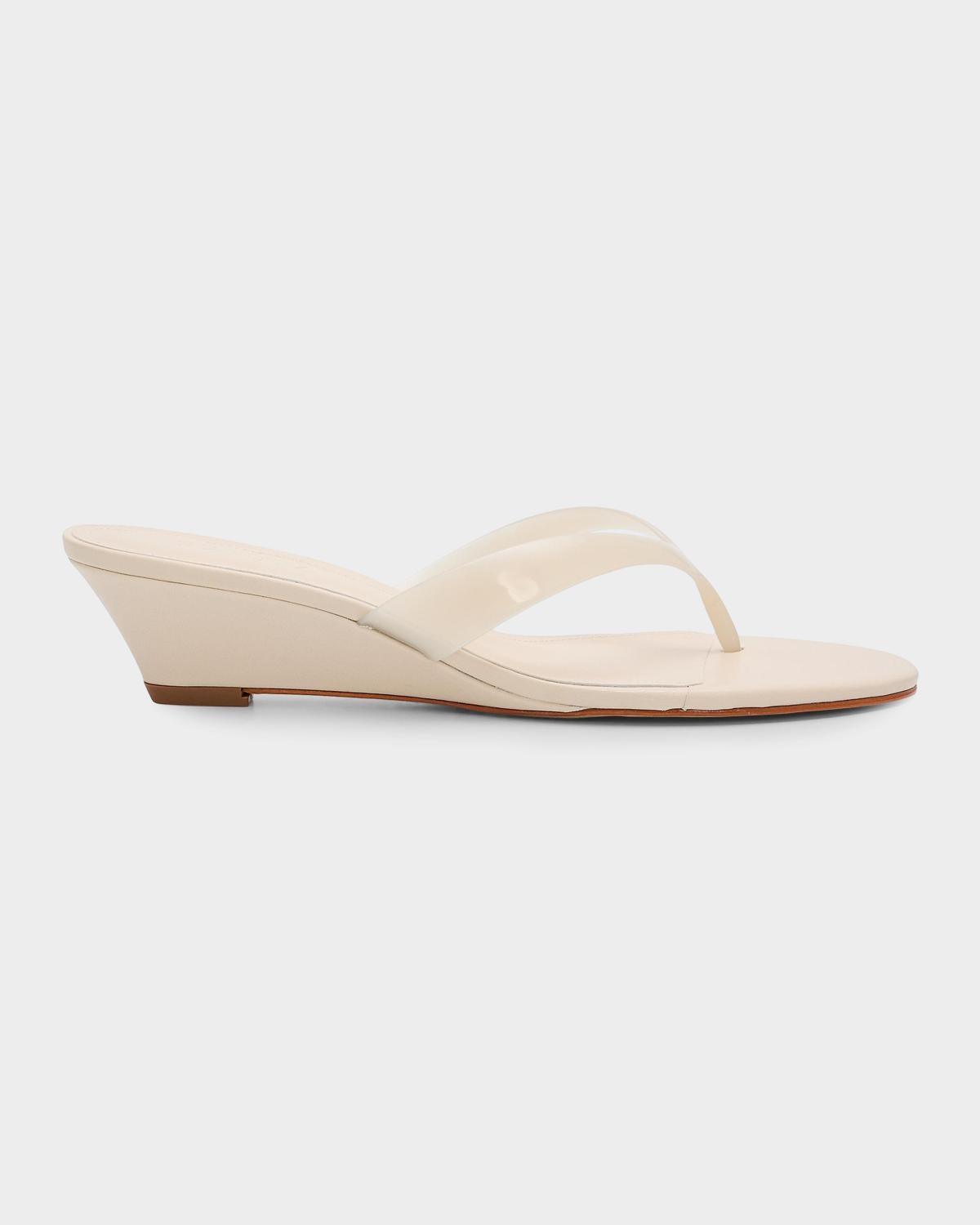 Schutz Roslyn 60MM Slip-On Wedge-Heel Sandals