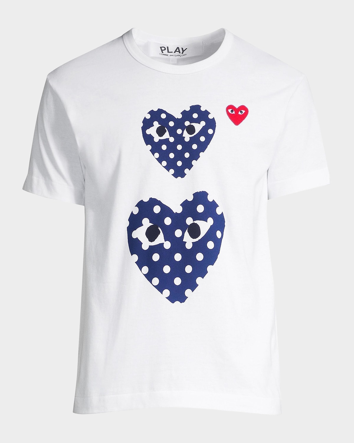 Comme des Garcons Double Polka-Dot Heart Tee