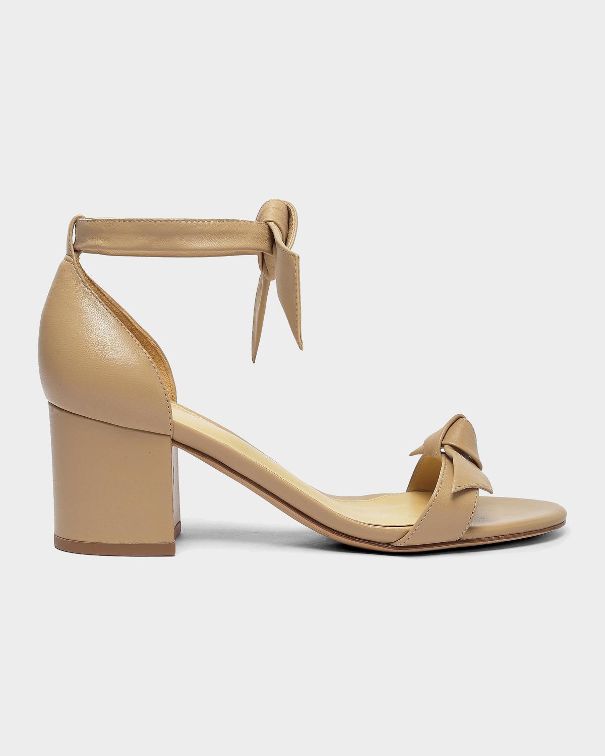 Alexandre Birman 60mm Clarita Leather Block-Heel Sandals