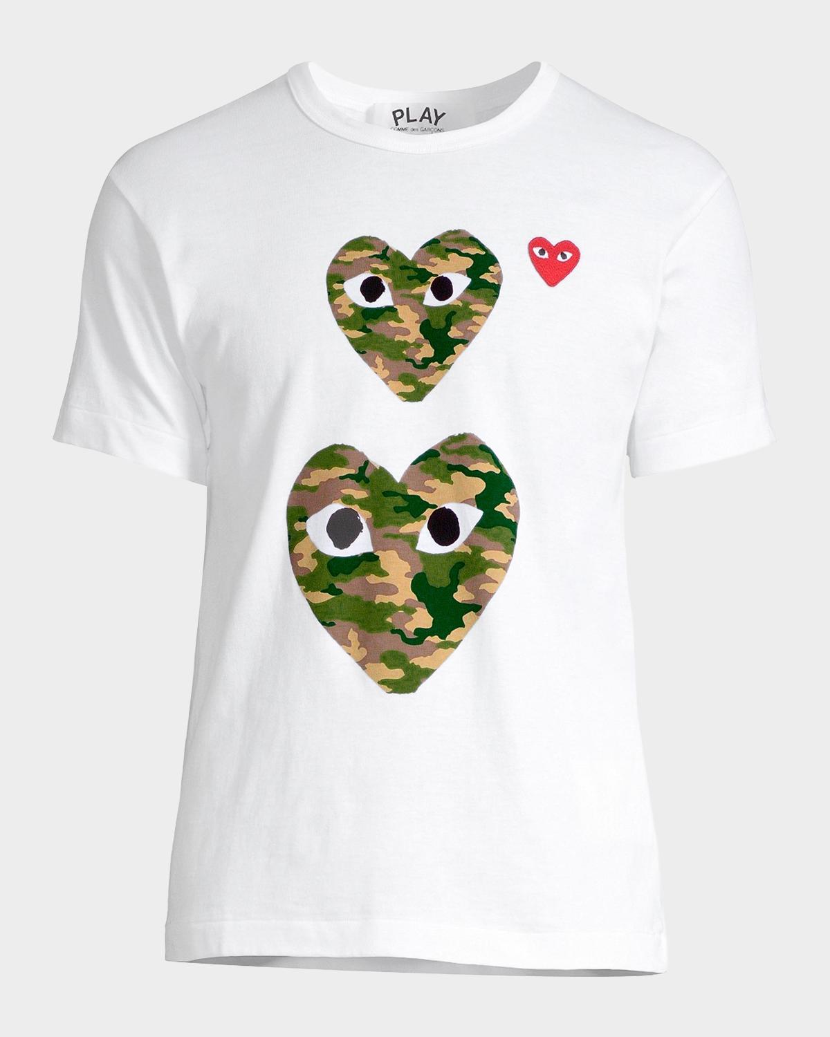 Comme des Garcons Double Camo Logo T-Shirt