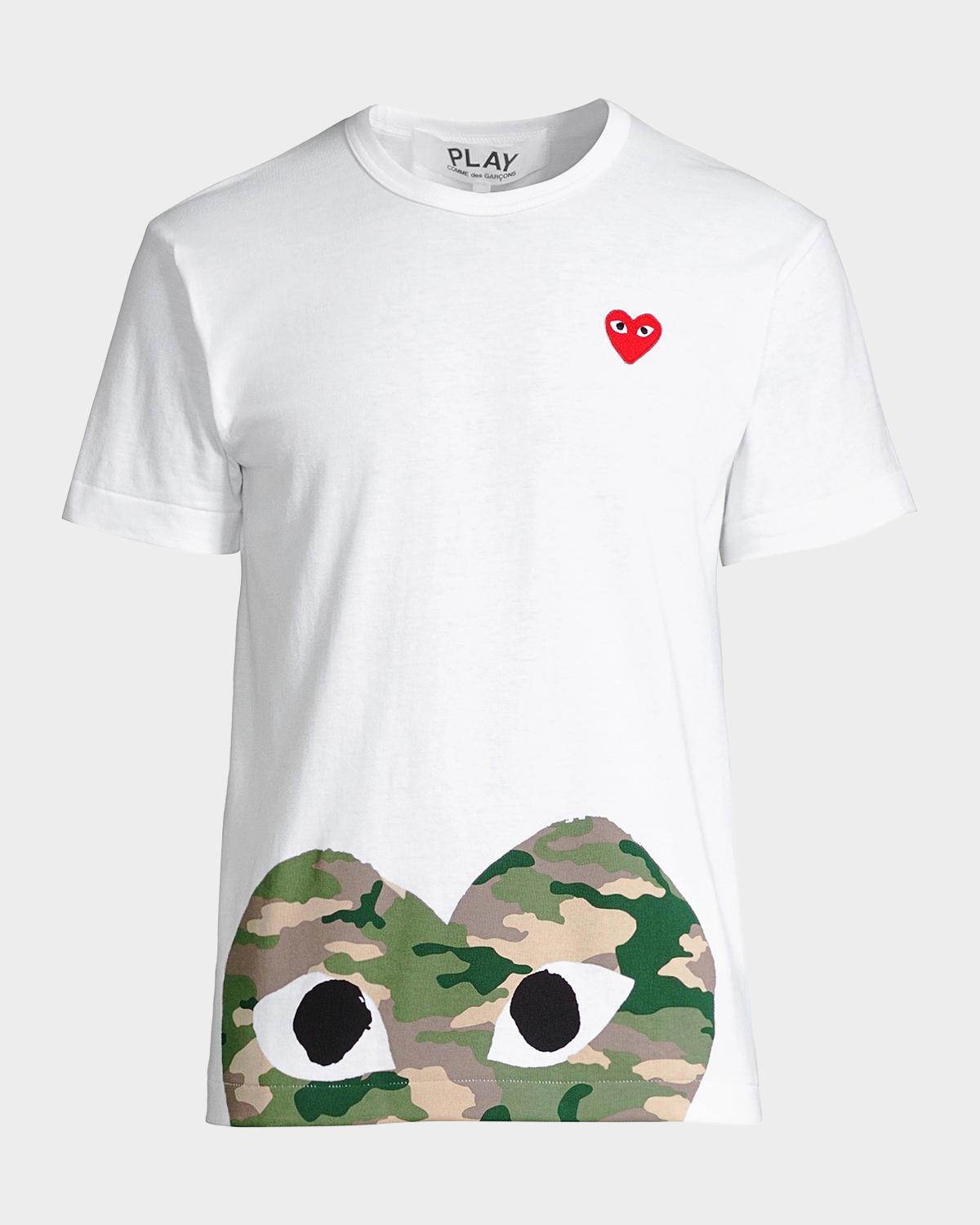 Comme des Garcons Half Camo Heart Tee