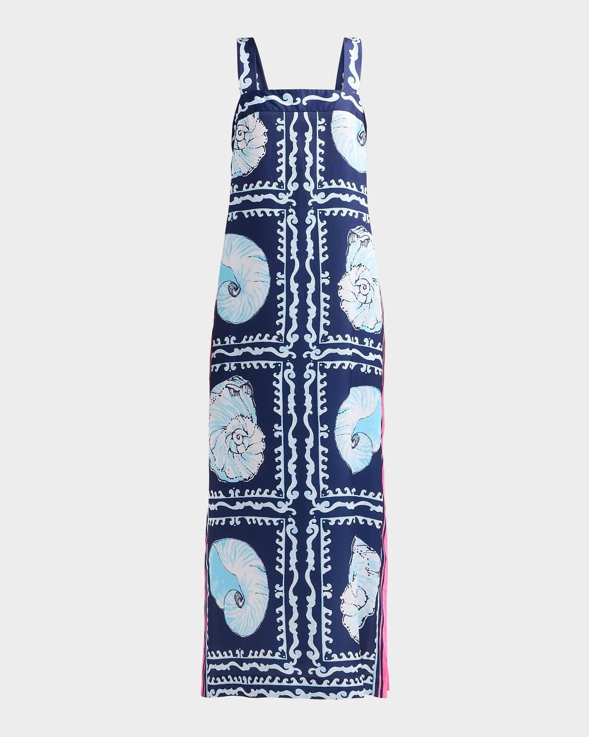 Lilly Pulitzer Casandra Seashell-Print Maxi Dress