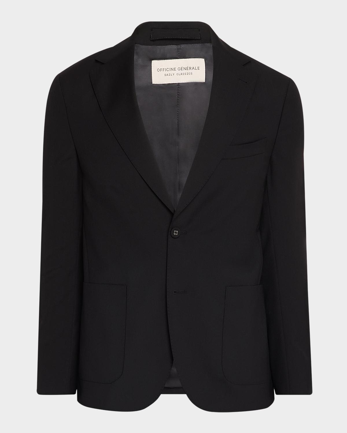 Officine Générale Men's Arthus Wool Single-Breasted Sport Coat