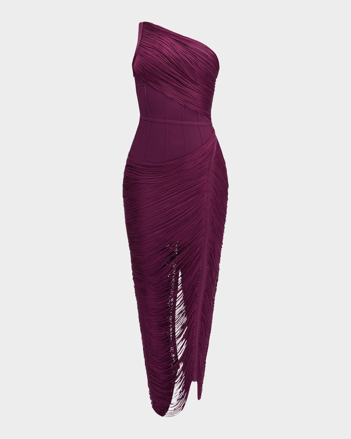Hervé Léger The Tyra Asymmetric Gown