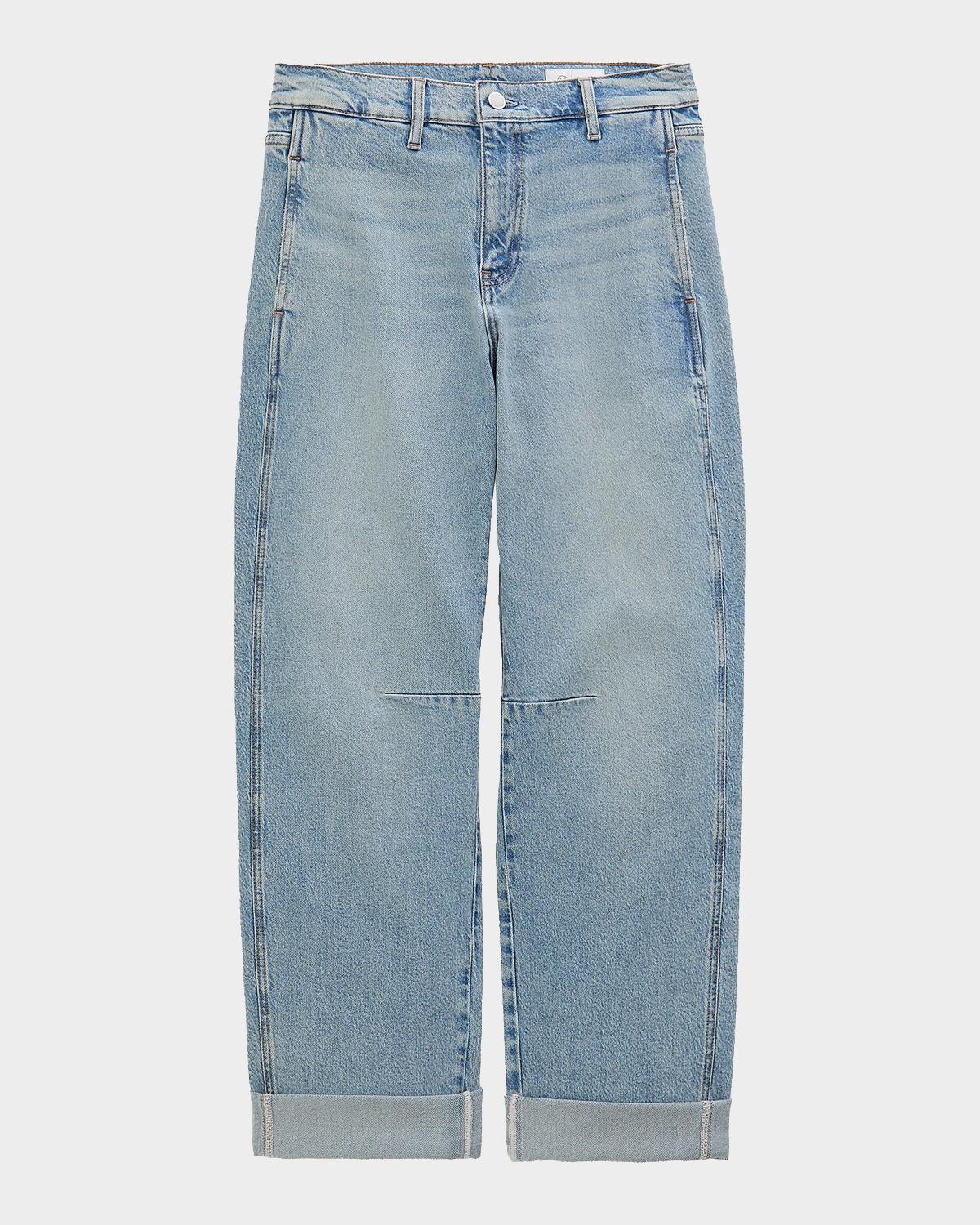 AG Jeans Mercer High-Rise Barrel-Leg Jeans