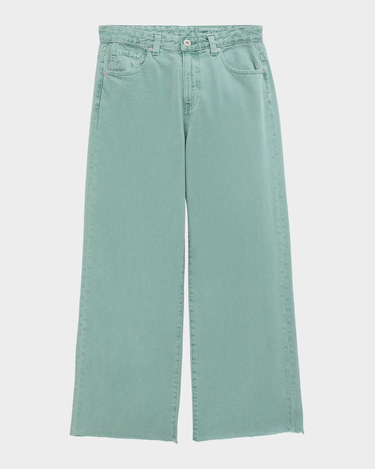 AG Jeans Saige Wide-Leg Crop Jeans