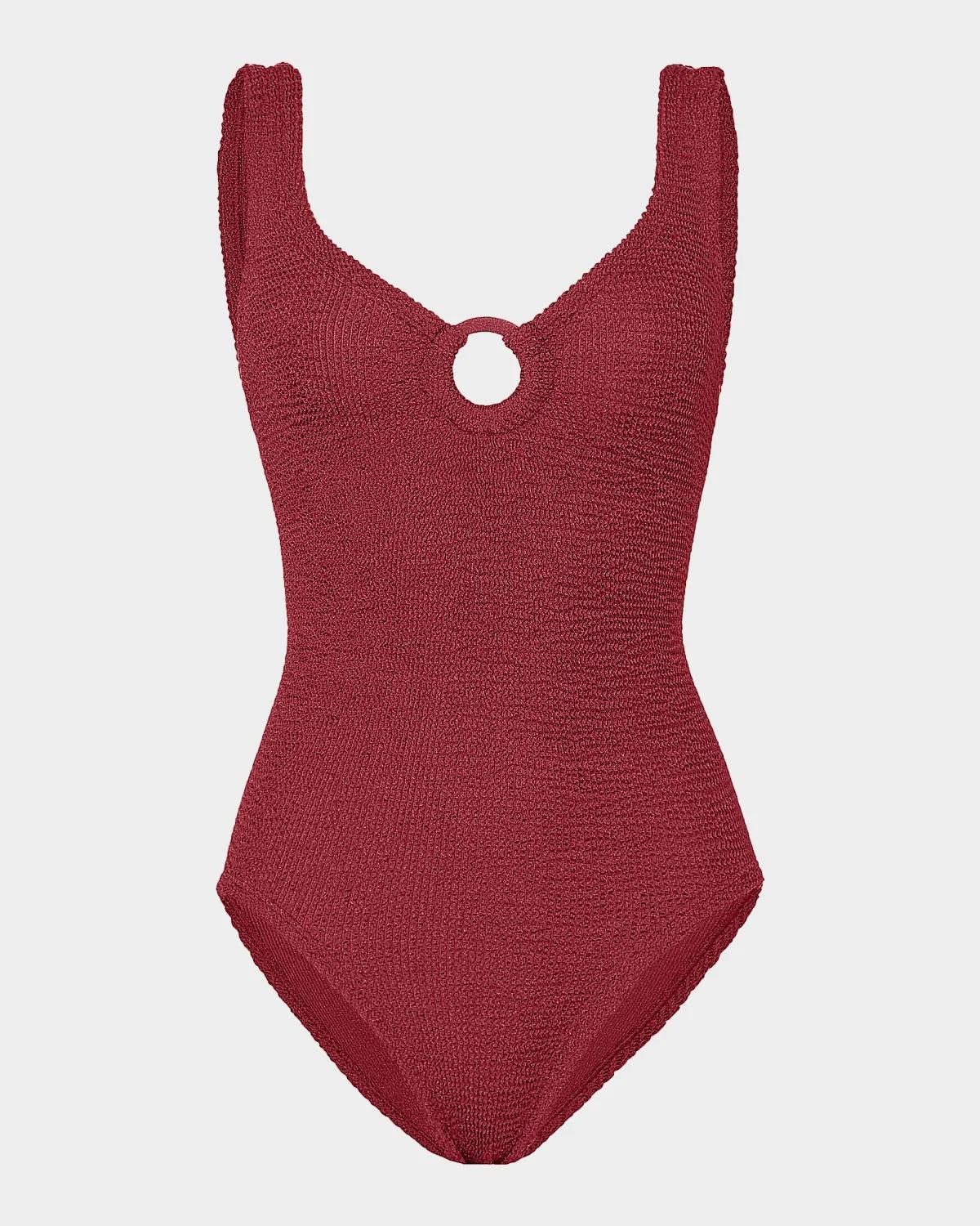 Hunza G Celine O-Ring One-Piece Swimsuit