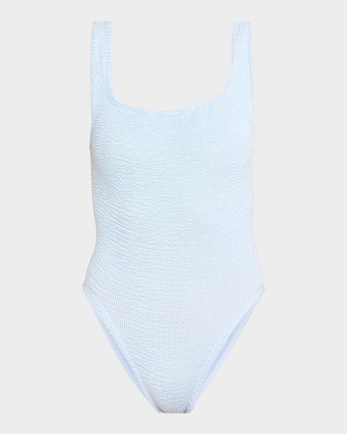 Hunza G Square-Neck One-Piece Swimsuit