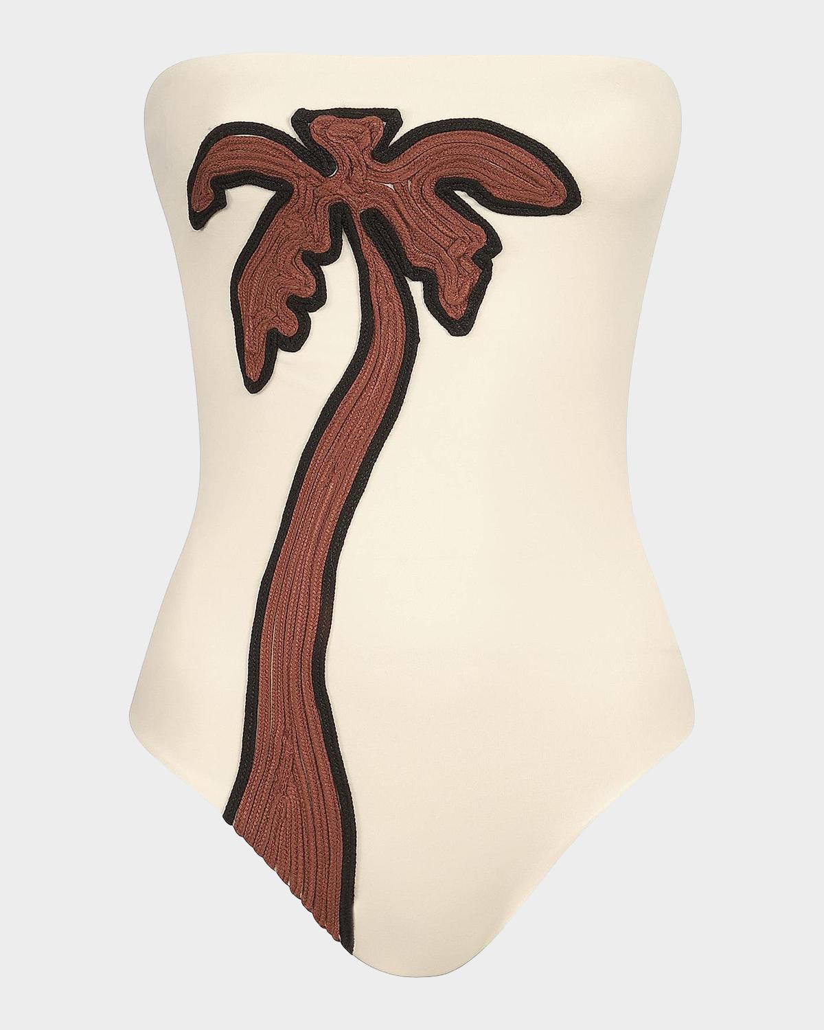 Johanna Ortiz Playa Grande Palm One-Piece Swimsuit