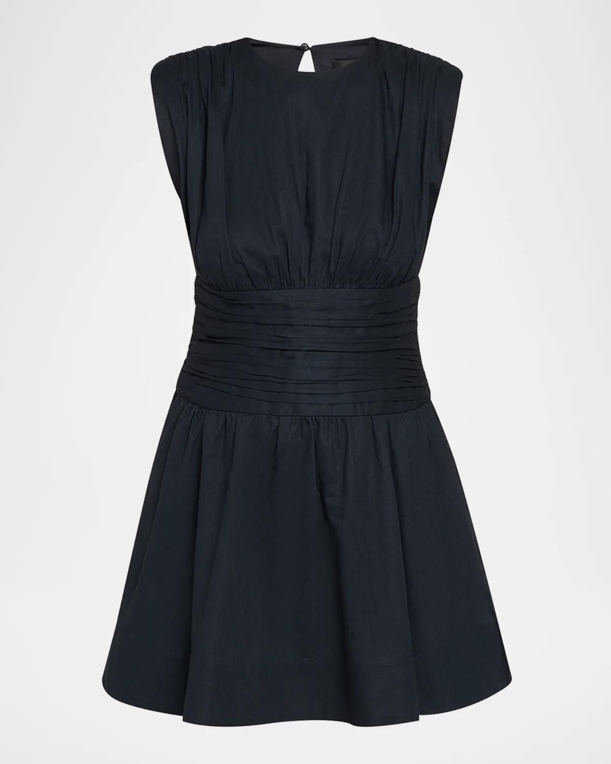 Toccin Eloise Sleeveless Ruched Mini Dress