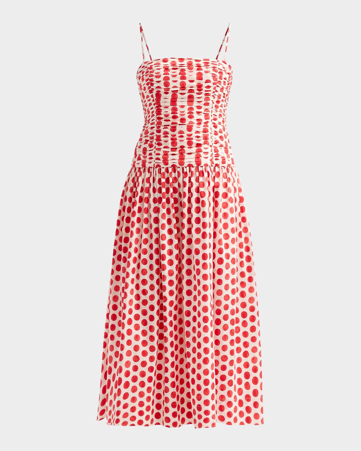 Cara Cara Rahi Ruched Midi Dress