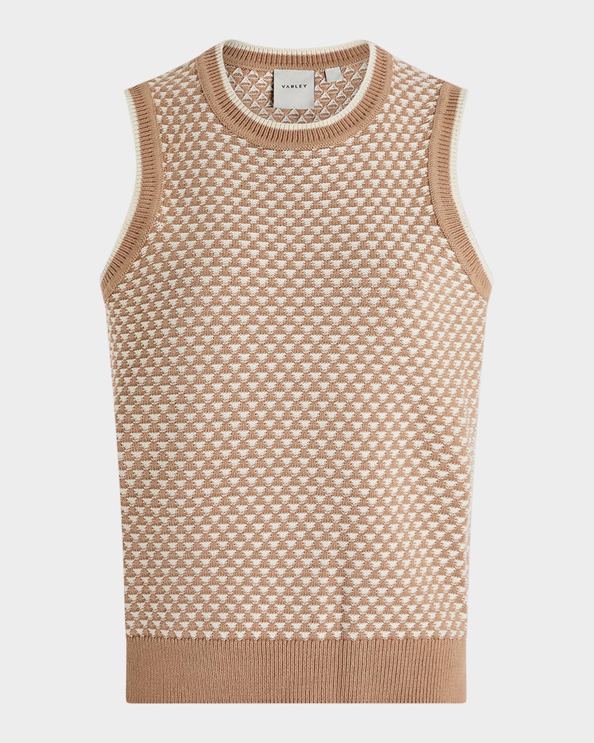 Varley Jenson Stitch Knit Cotton Tank