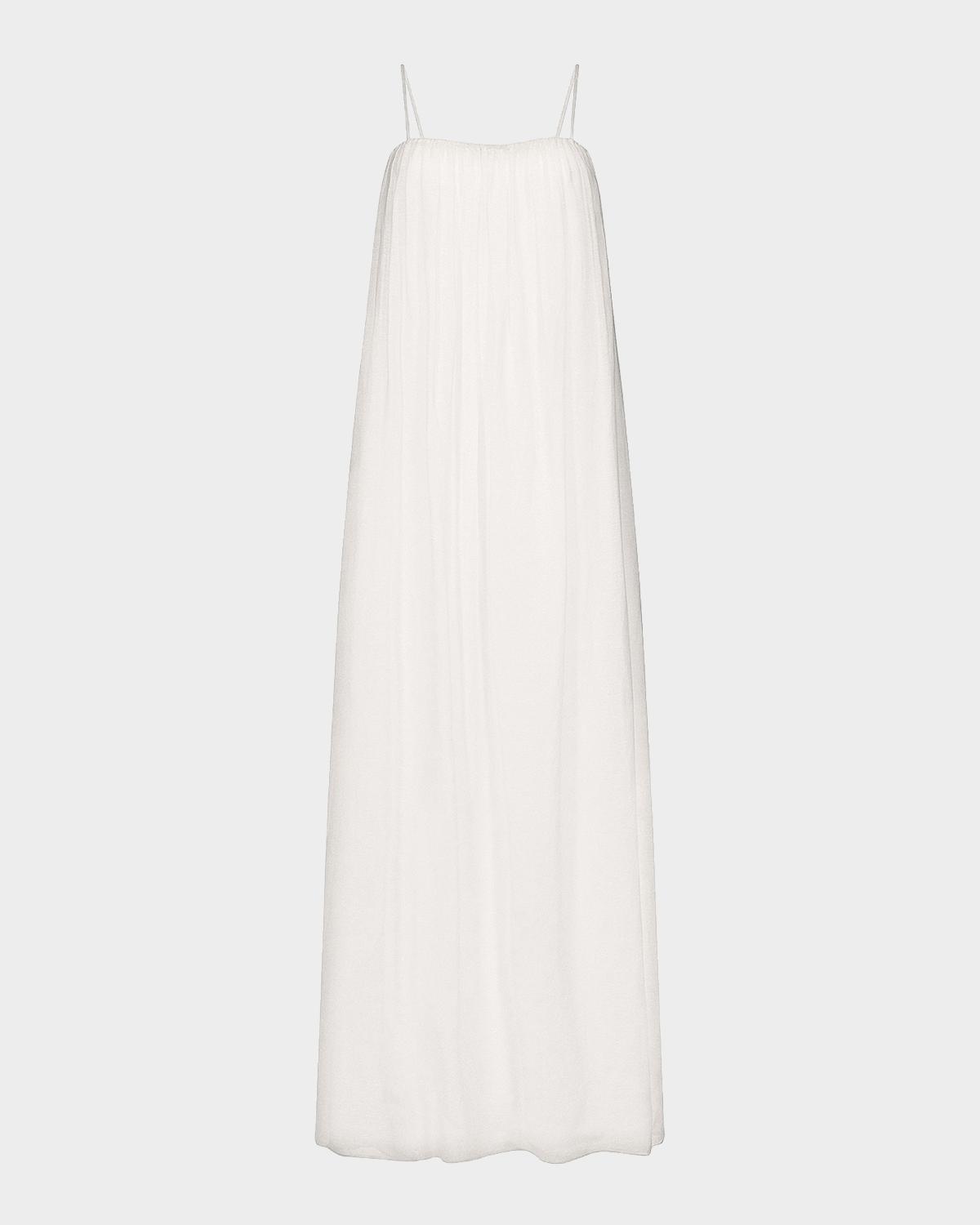 TWP Shirred Column Maxi Dress