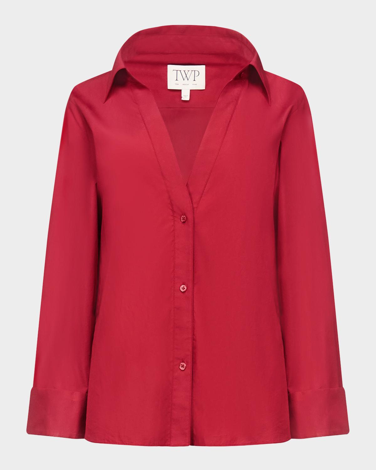 TWP Deep V Relaxed Shirt