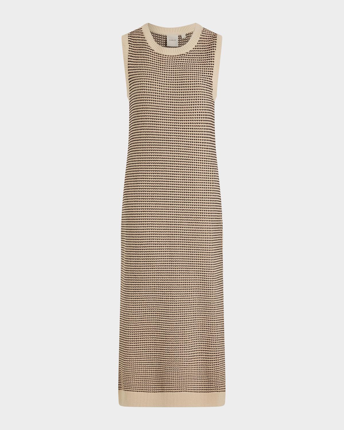 Varley Sadia Stitch-Knit Midi-Dress