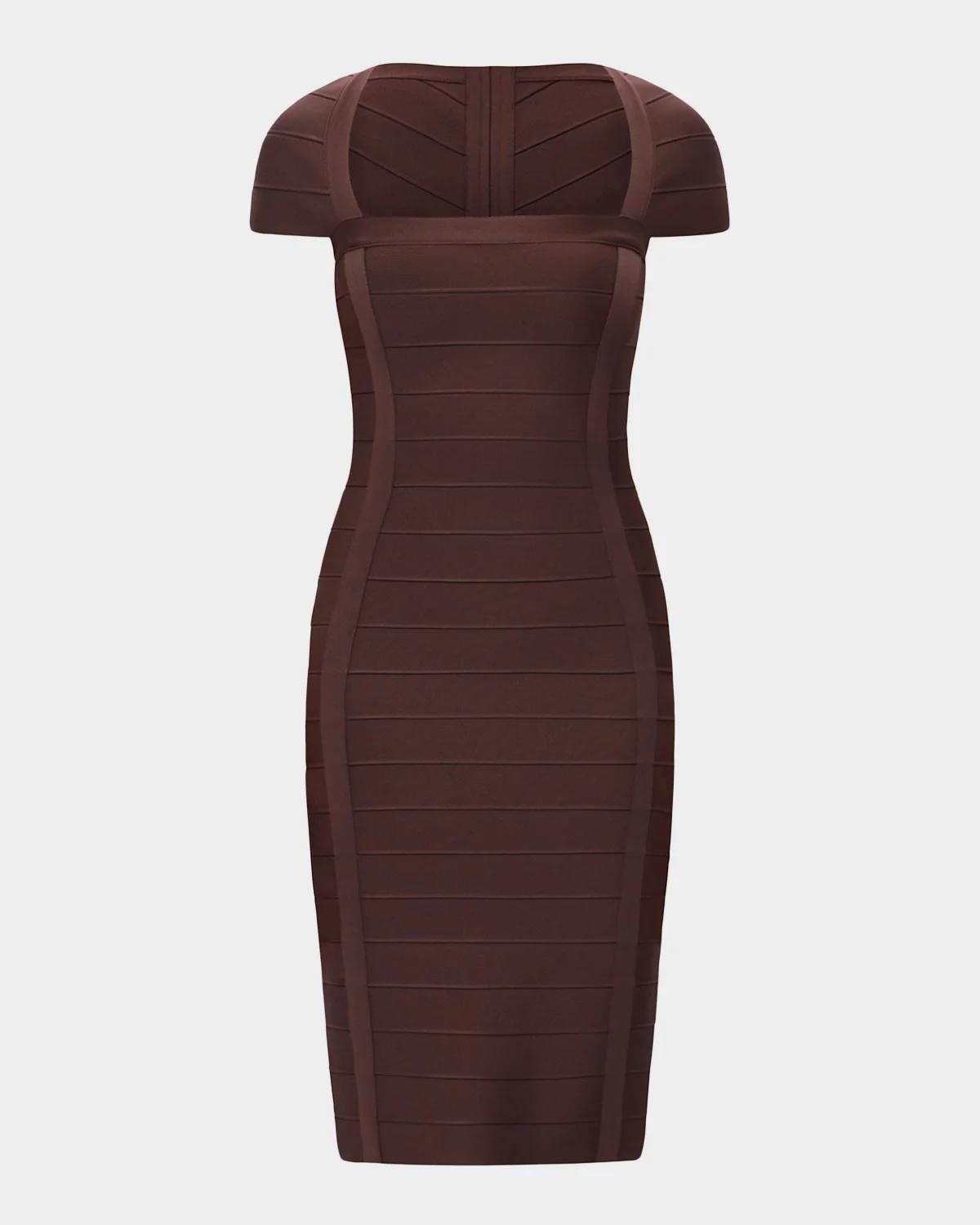 Hervé Léger The Premiere Knee-Length Dress