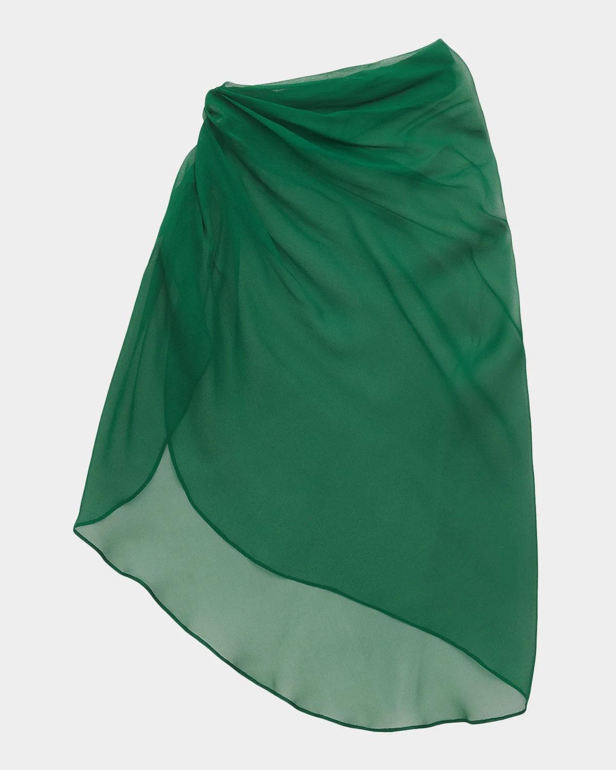 Lela Rose Silk Chiffon Capelet