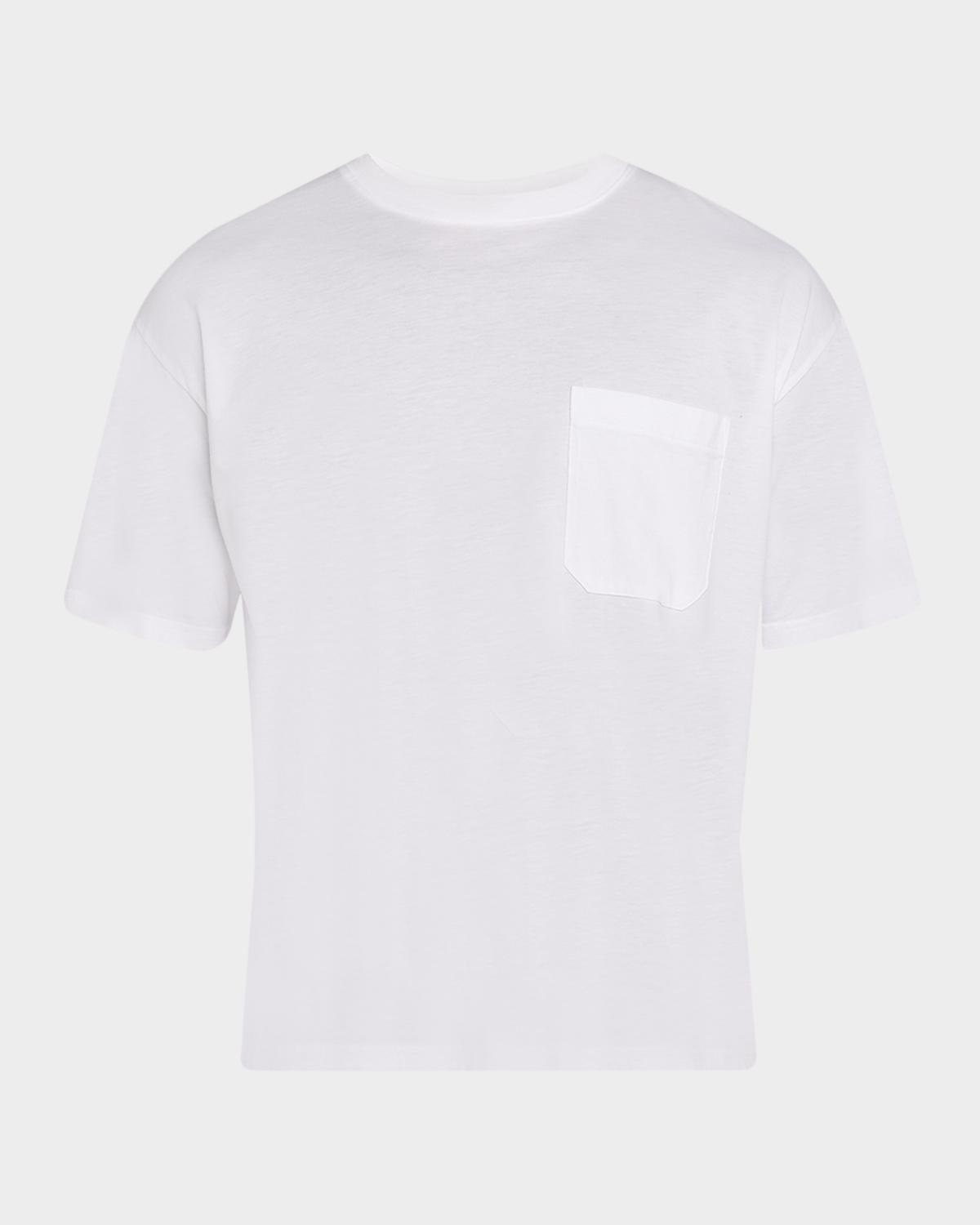 FRAME Men's Cotton Relaxed Pocket T-Shirt