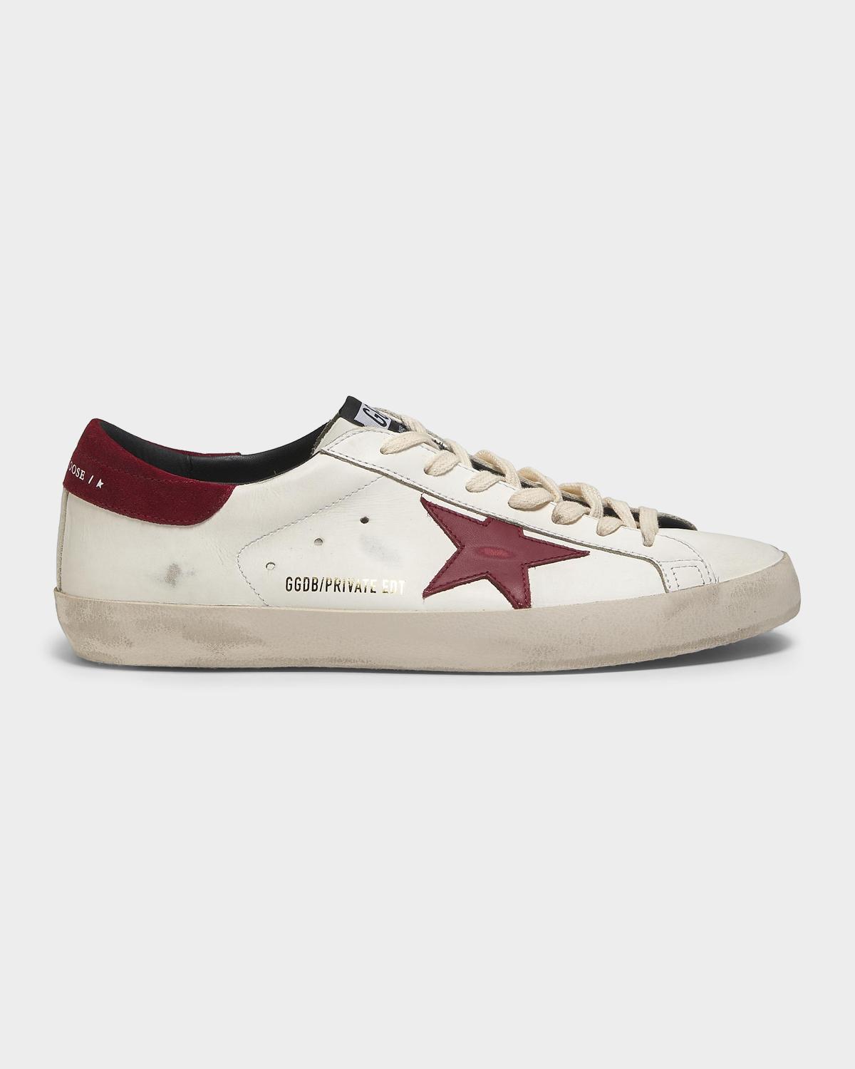 Golden Goose Men's Super-Star Leather Low-Top Sneakers
