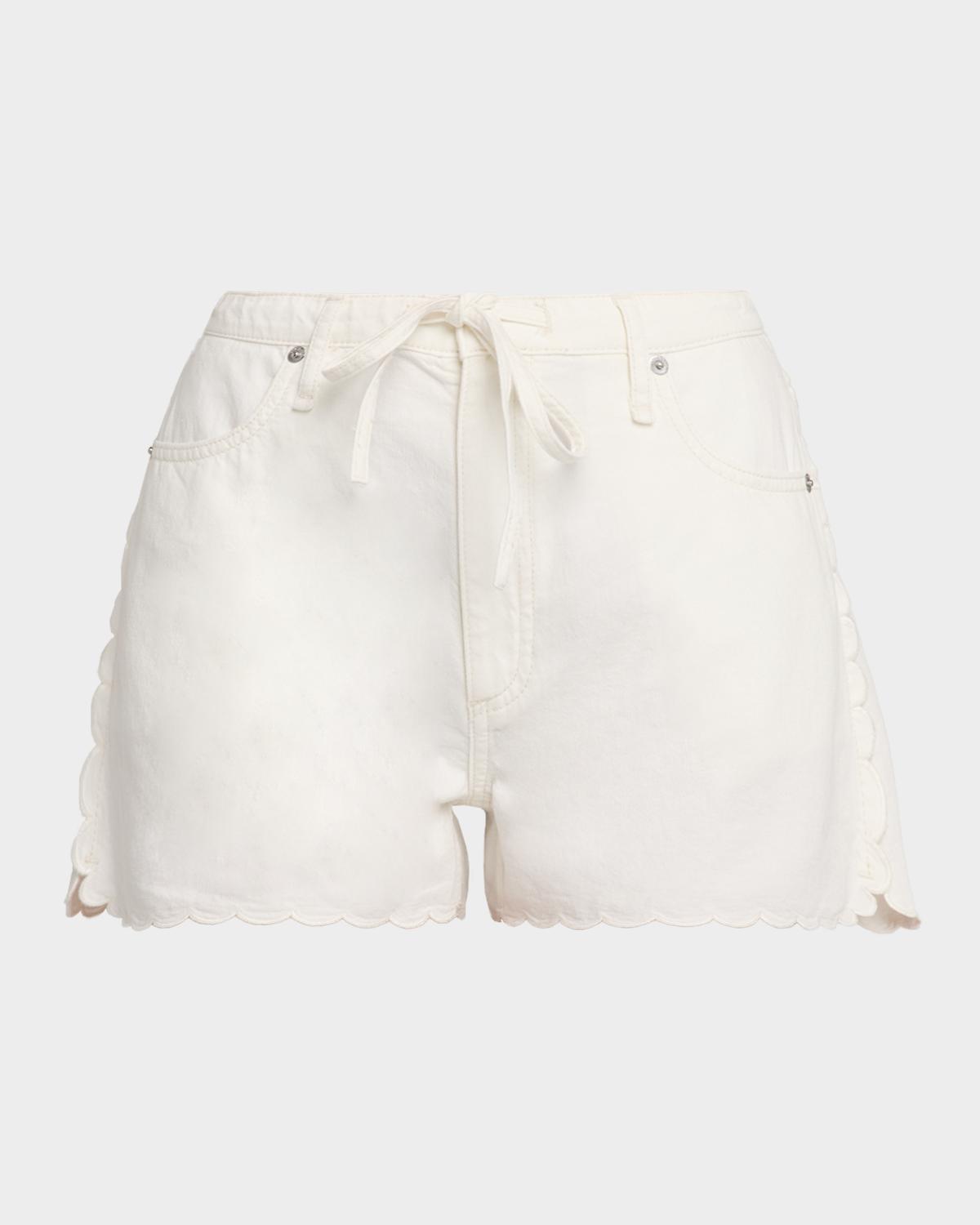 Nolan Ultra-Featherweight Denim Drawstring Shorts