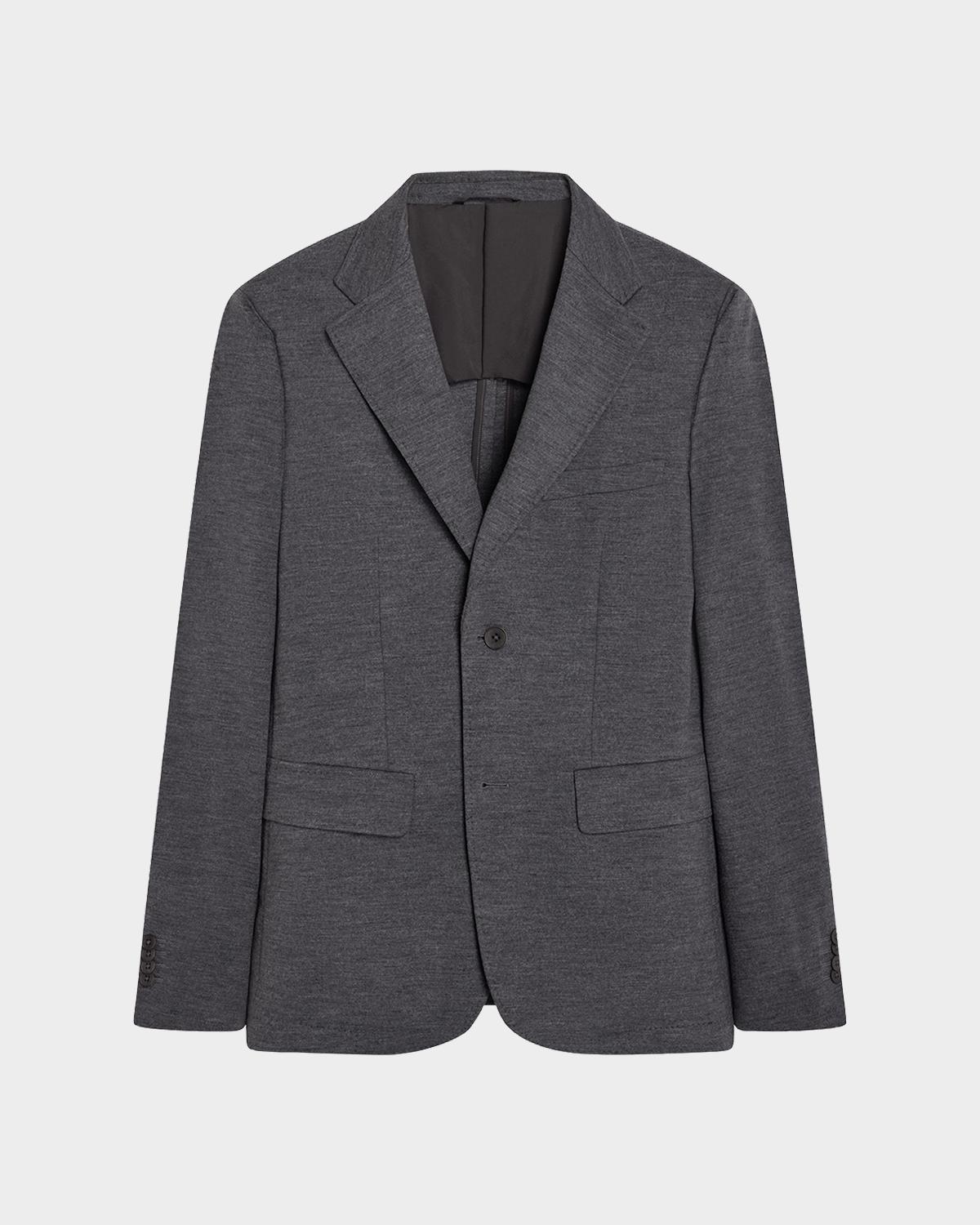 Men & apos;s Wool-Nylon Single-Breasted Blazer