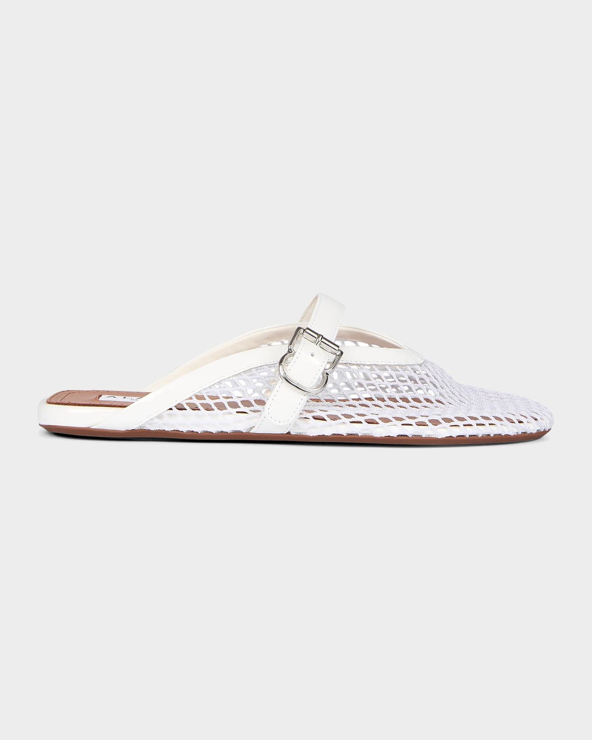 Alaïa Mesh Mary Jane Ballerina Mules In Multi