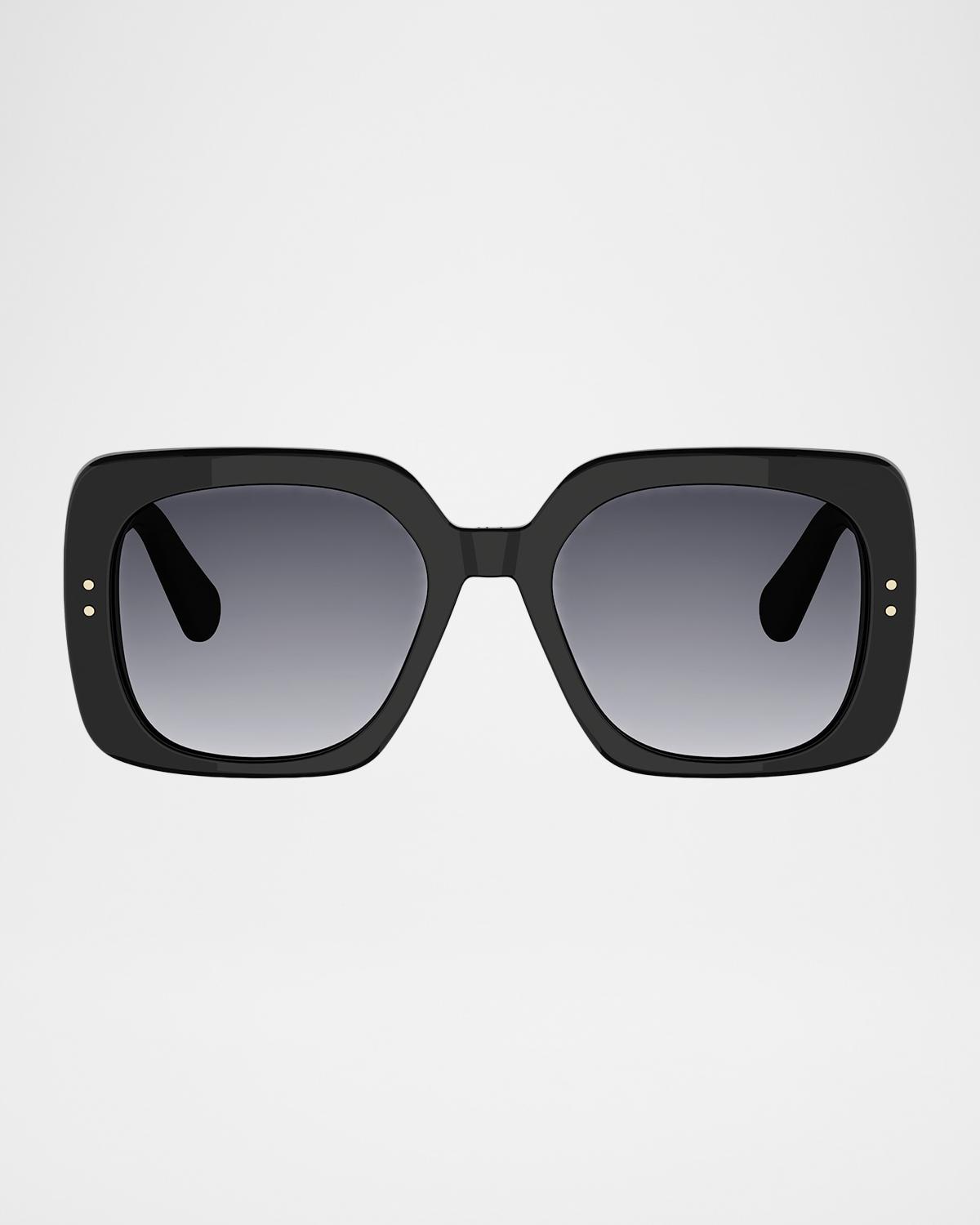 Dior DiorOblique S1I Acetate Square Sunglasses