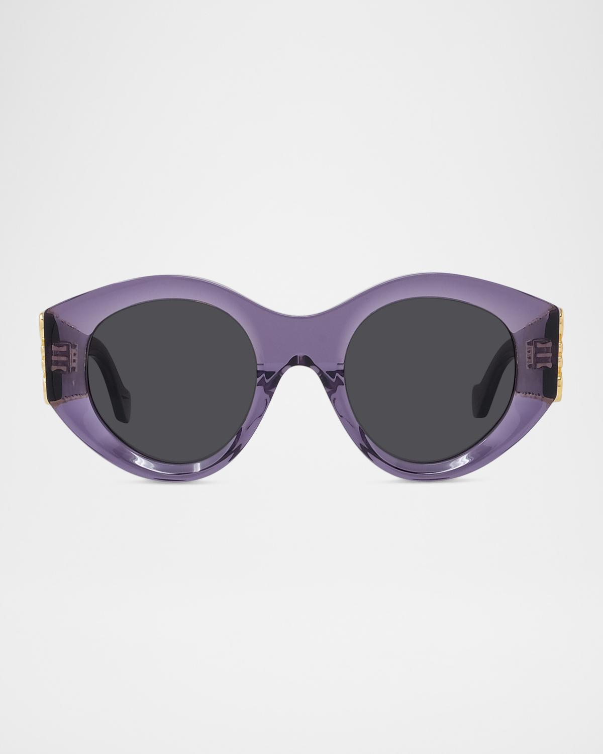 LOEWE Anagram Round Sunglasses