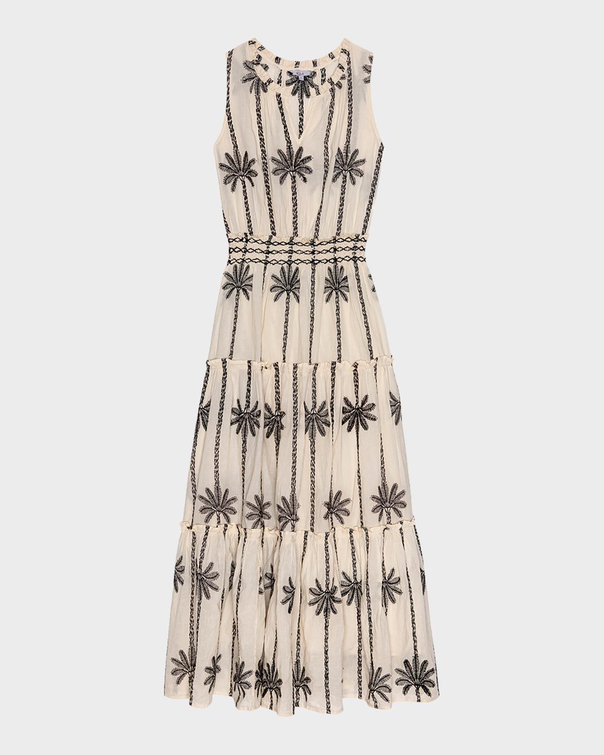 Rails Loulou Embroidered Cotton Maxi Dress