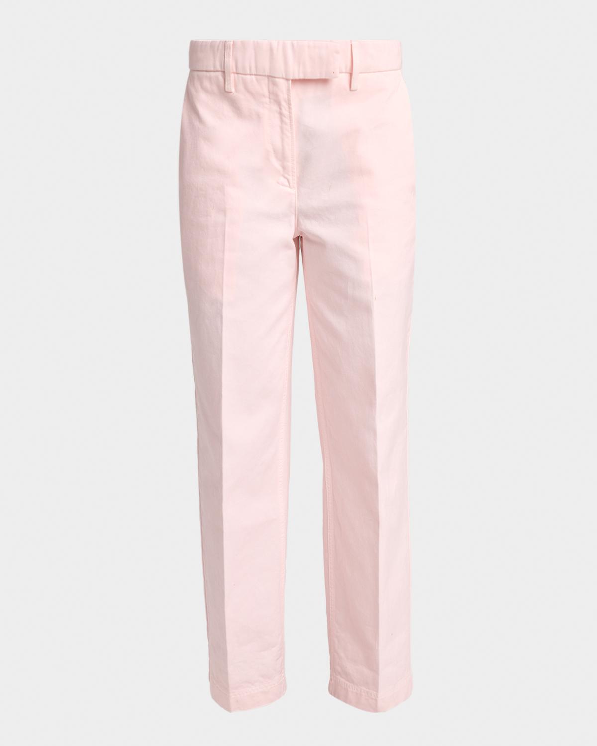 Thom Browne Cotton Twill Straight-Leg Ankle Utility Trousers