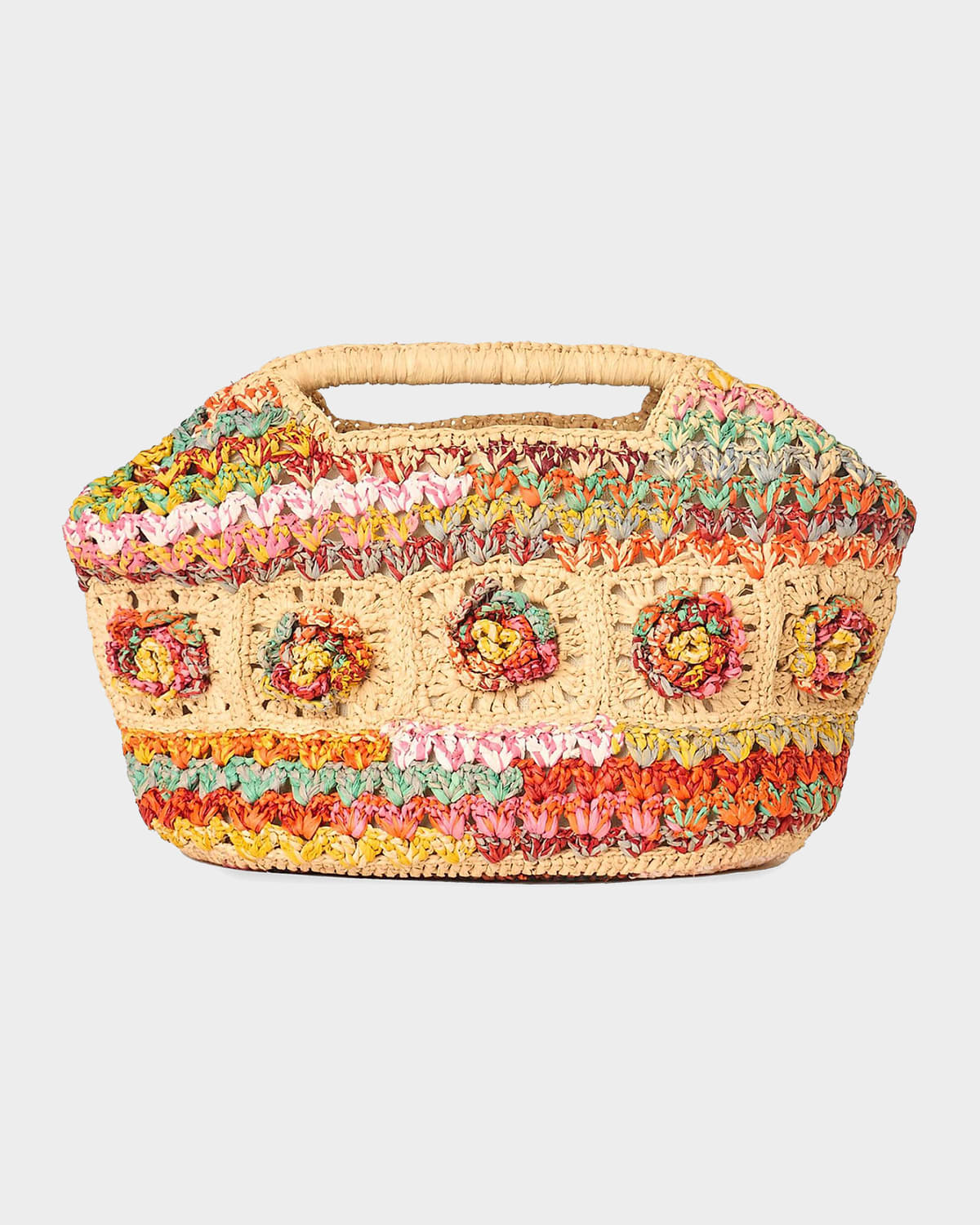 BTB Los Angeles Hazel Floral Woven Raffia Clutch Bag | Thumbnail 4 BTB Los Angeles Hazel Floral Woven Raffia Clutch Bag | Thumbnail 4