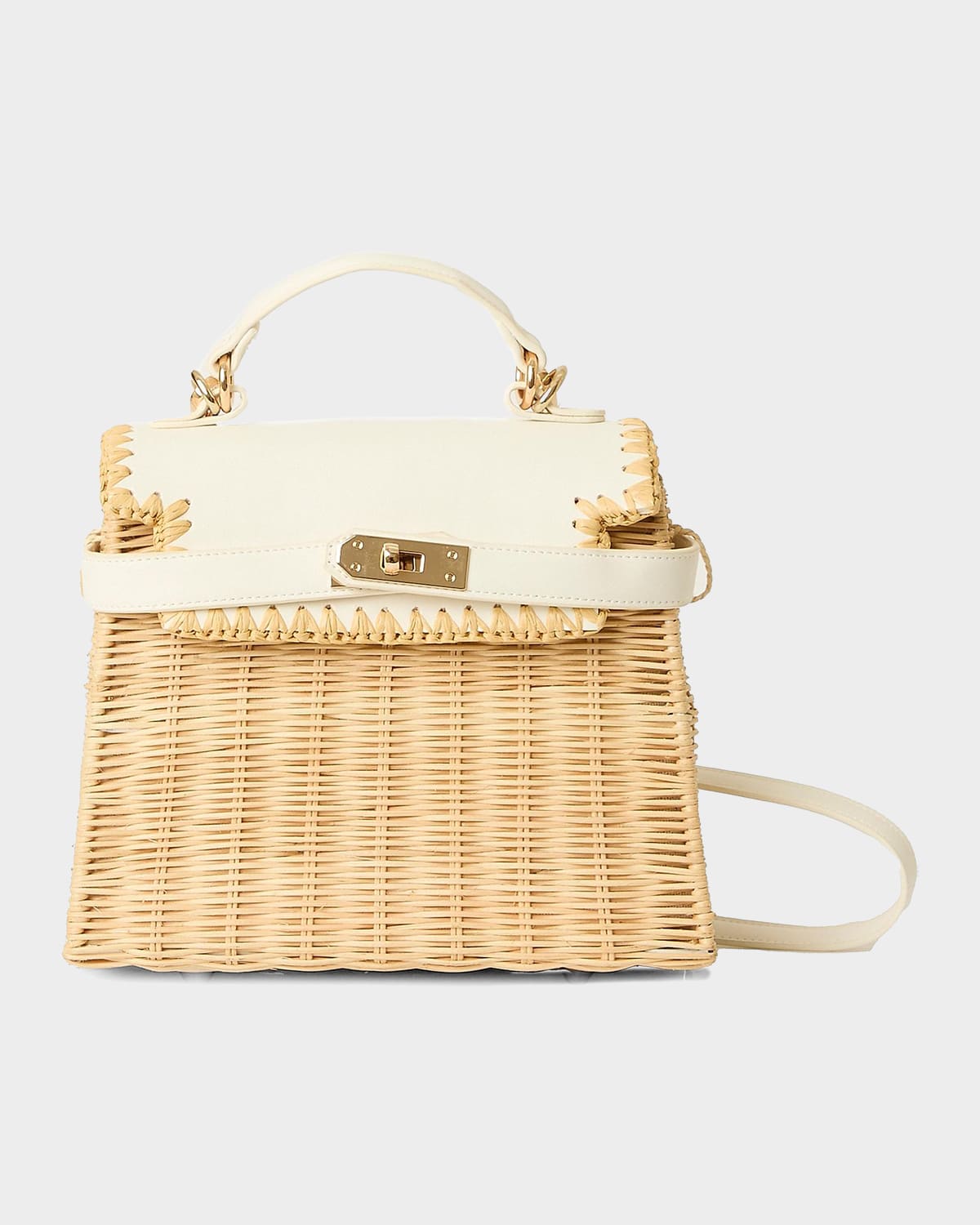 BTB Los Angeles Louis Rattan Top-Handle Bag | Thumbnail 3