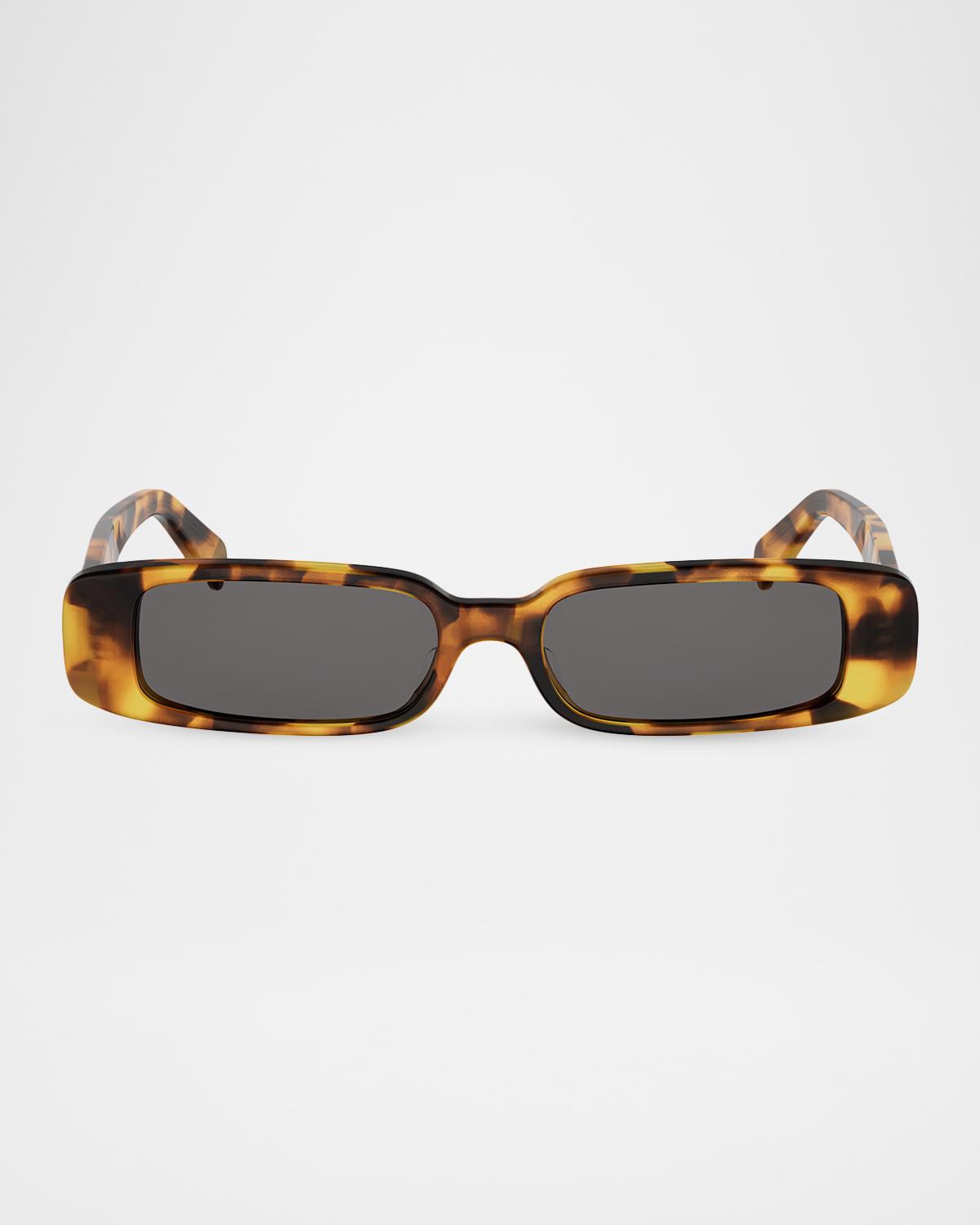 CELINE Ete Celine 3 Dots 53mm Rectangular Sunglasses