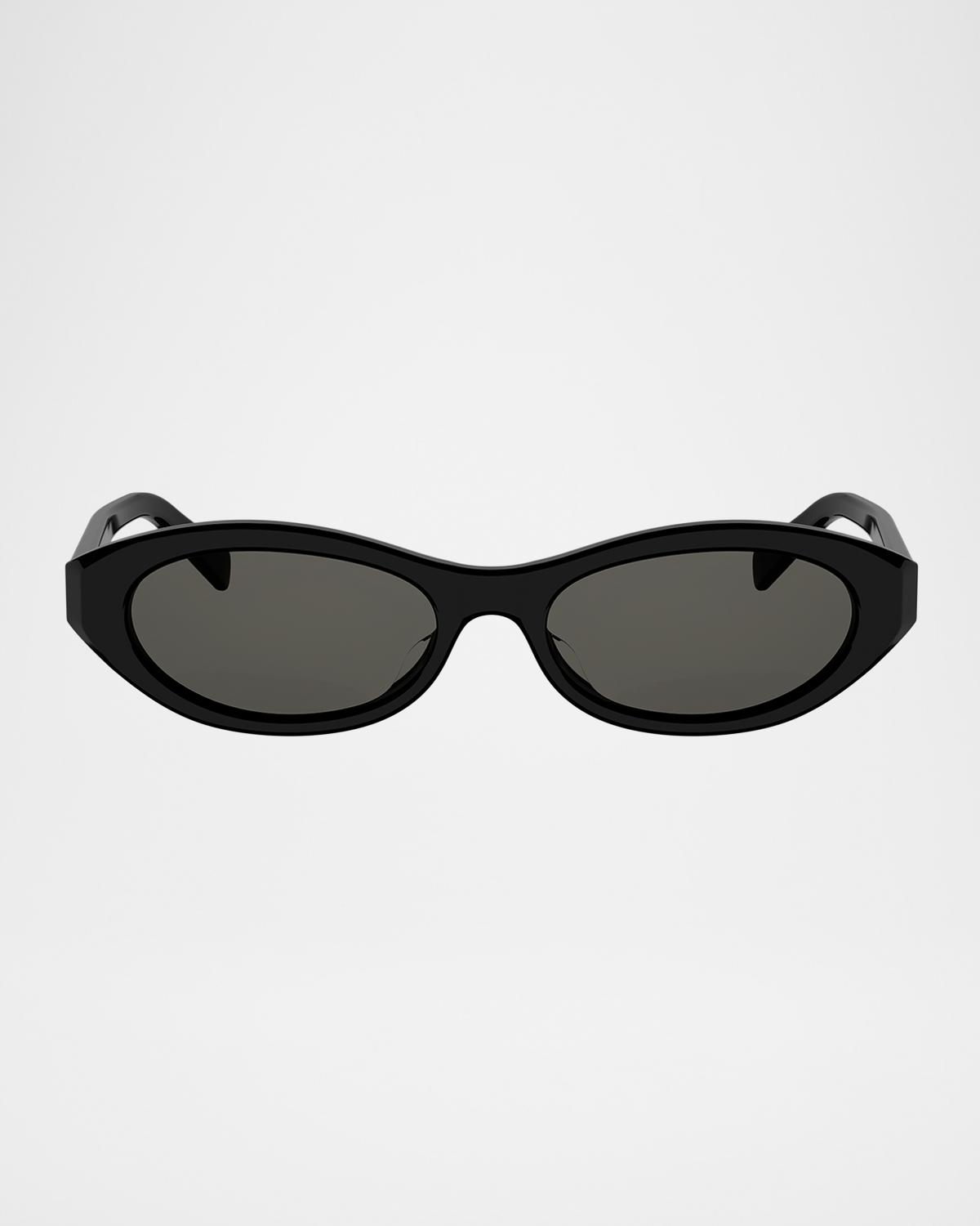 Triomphe Mini 54mm Round Sunglasses