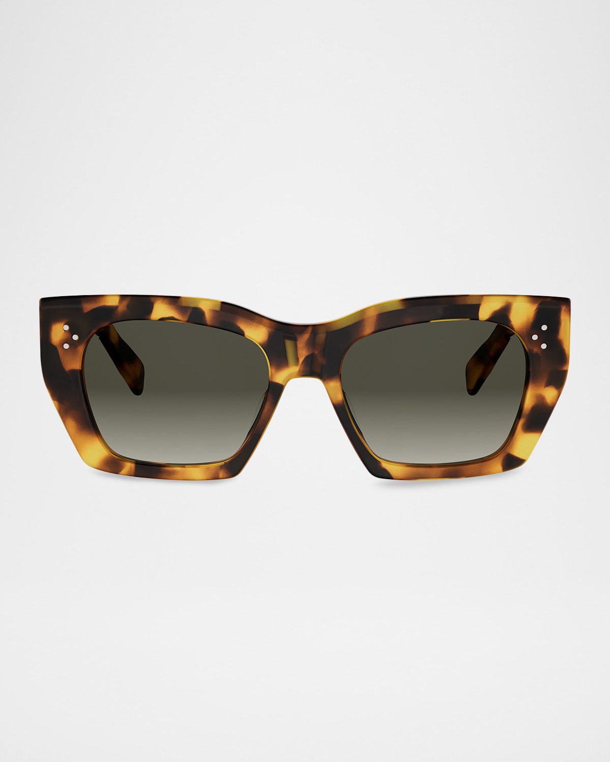 Celine 3 Dots 53mm Square Sunglasses In Brown