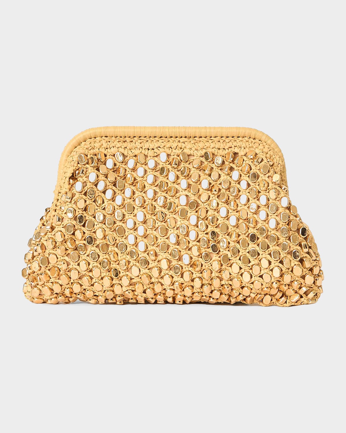 BTB Los Angeles Vita Studded Raffia Clutch Bag | Thumbnail 4 BTB Los Angeles Vita Studded Raffia Clutch Bag | Thumbnail 4