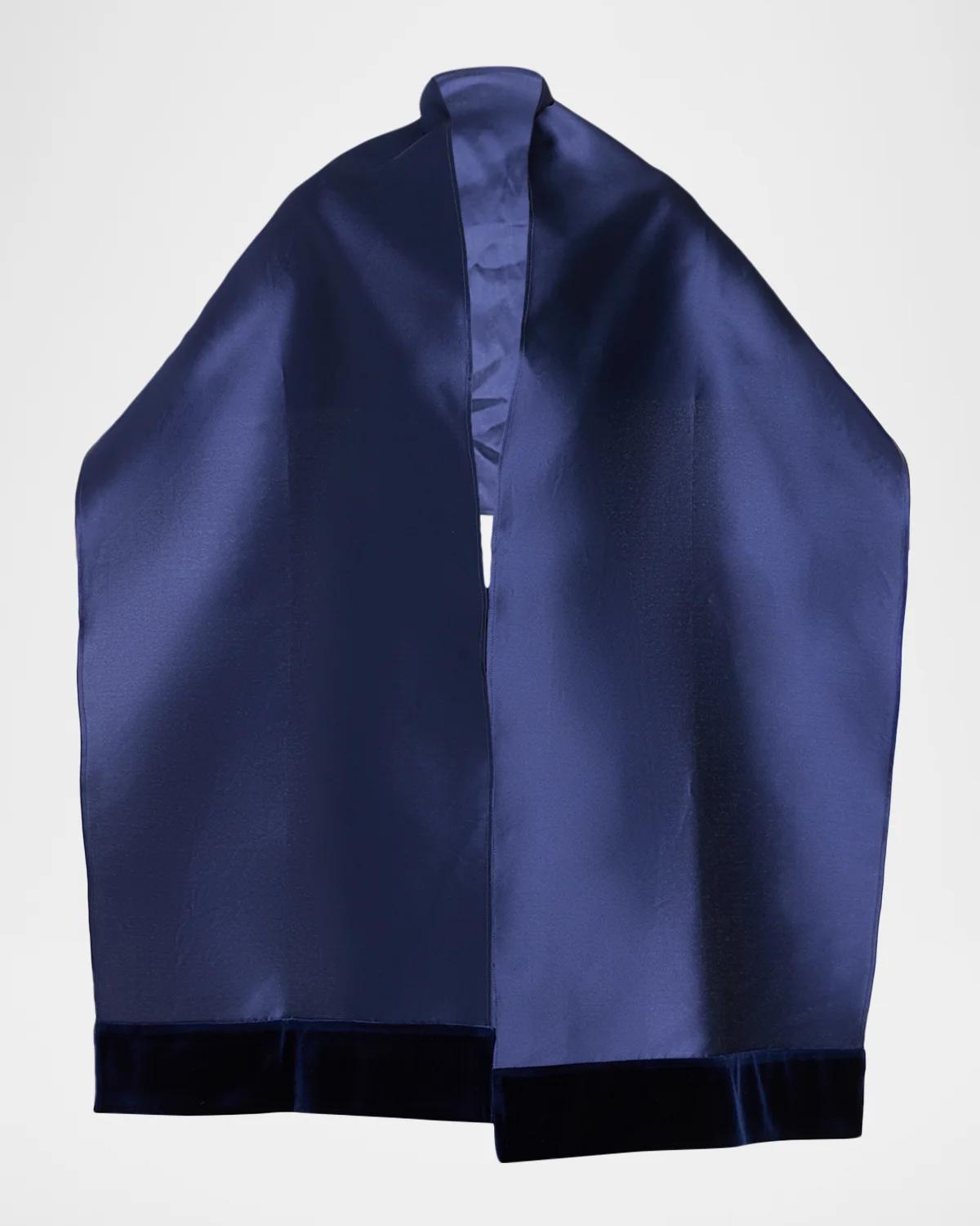 Talbot Runhof Asymmetric Strapless Satin Ball Gown In Moonlight