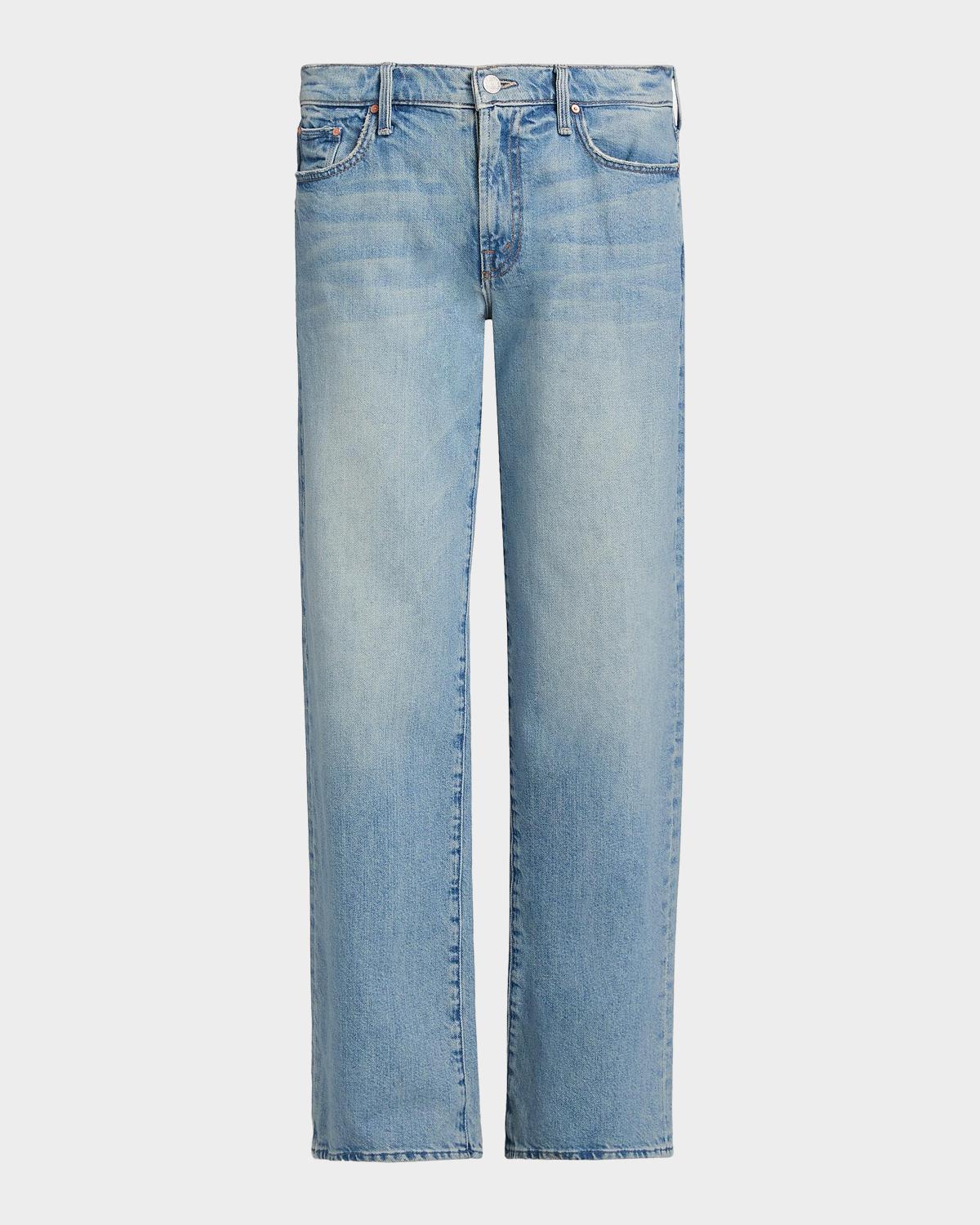 MOTHER The Mid-Rise Zip Rambler Skimp Jeans