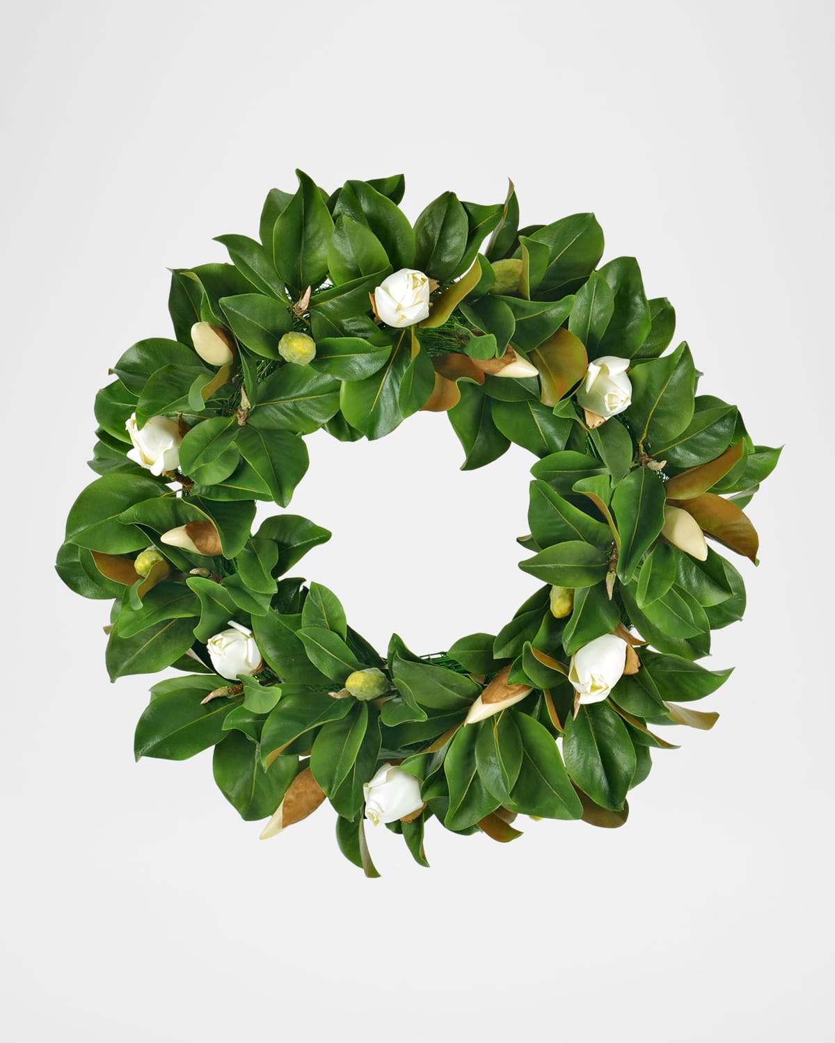Winward Home 30" Faux Magnolia Bud Wreath | Thumbnail 4