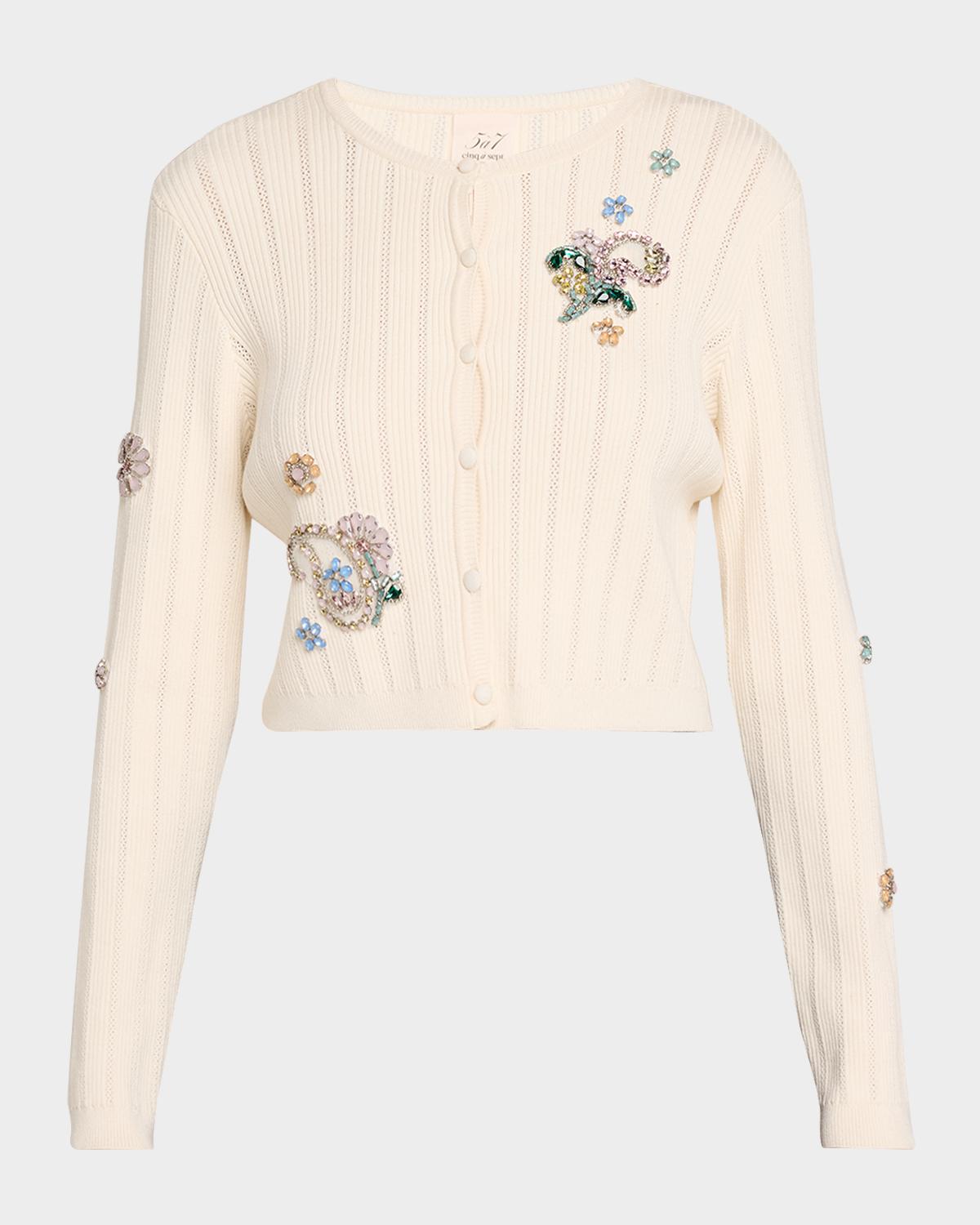 Cinq à Sept Allison Embellished Cardigan