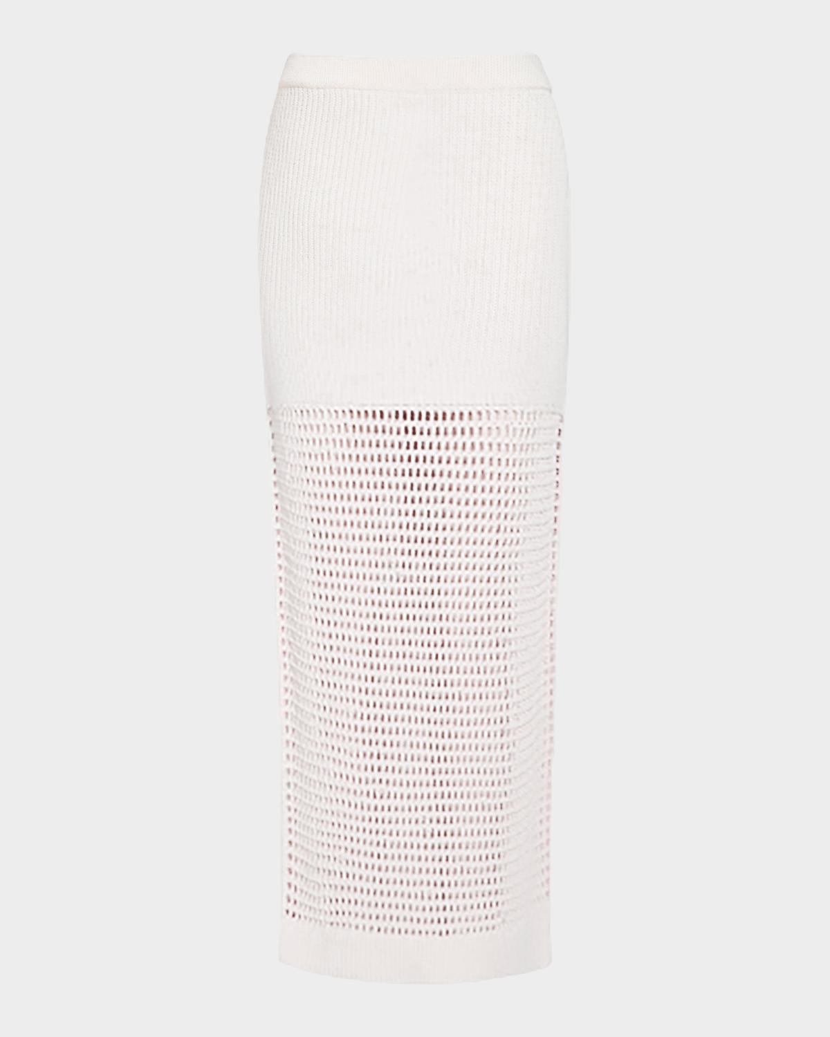 TWP The Loophole Silk-Blend Maxi Skirt