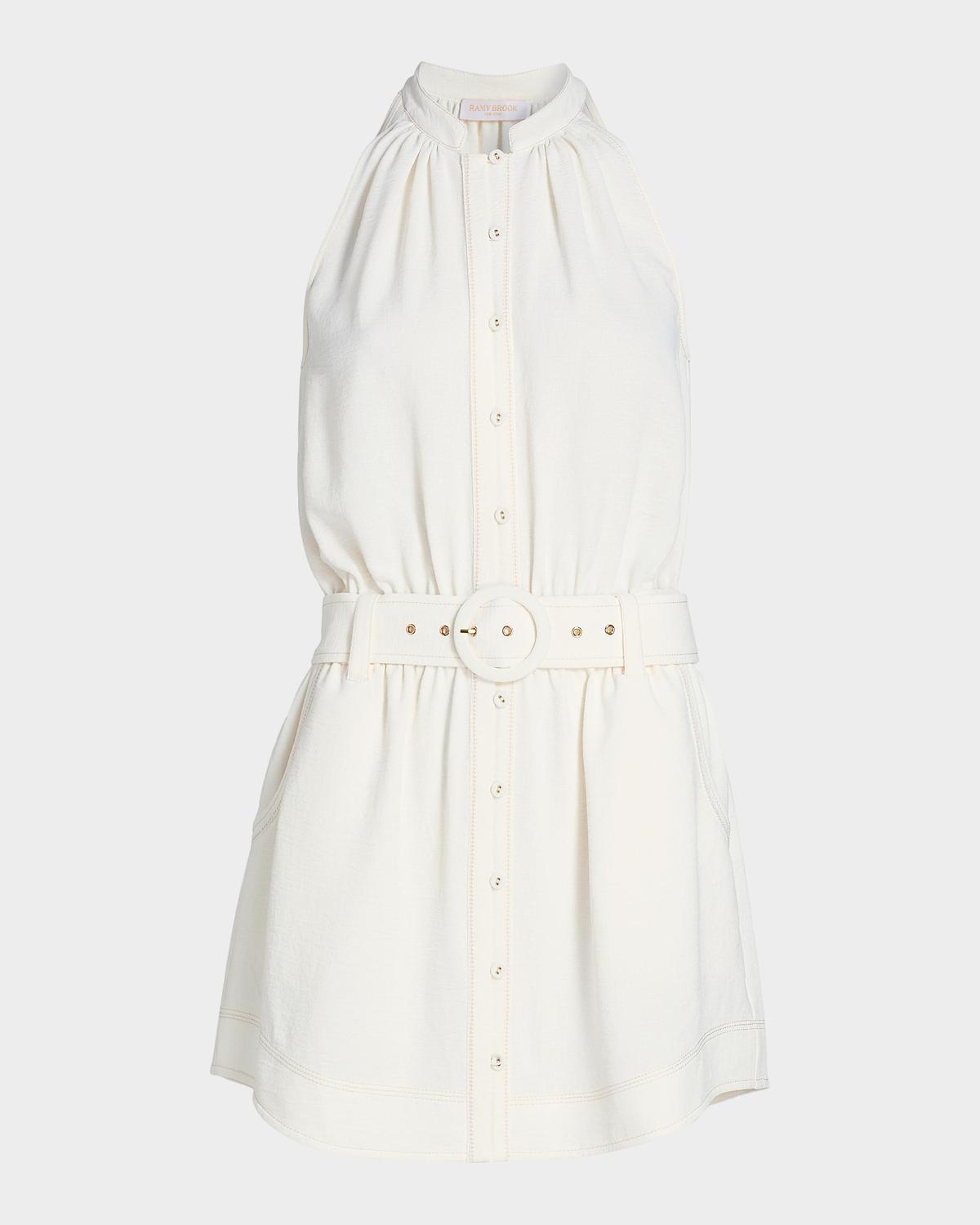 Ramy Brook Mavi Belted A-Line Minidress