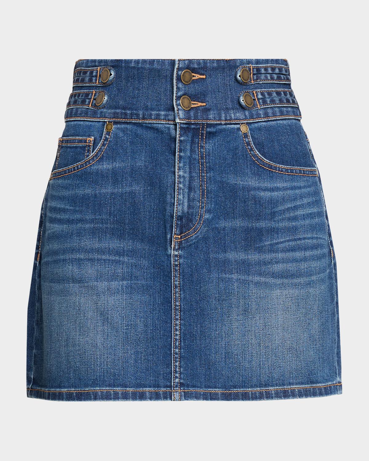 Ramy Brook Liv Denim Mini Skirt